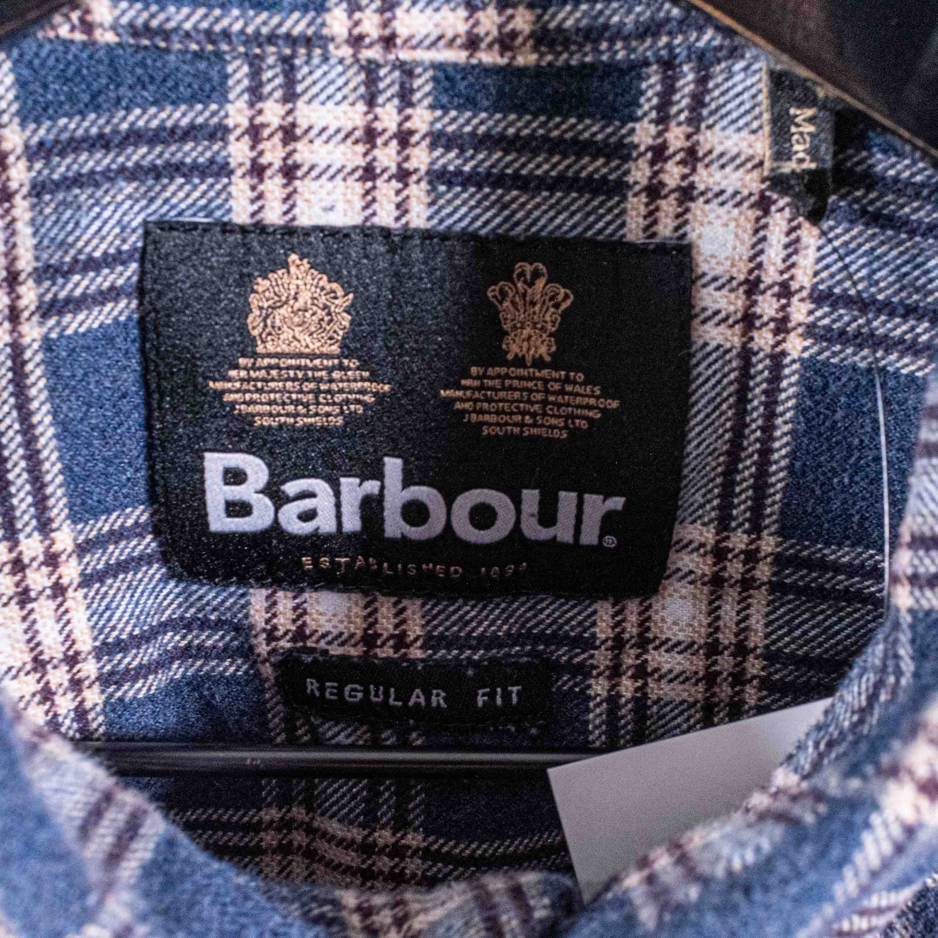Barbour Barbour Flannel Button Down Shirt Medium Y2K Skate Grunge Size US M / EU 48-50 / 2 - 5 Thumbnail