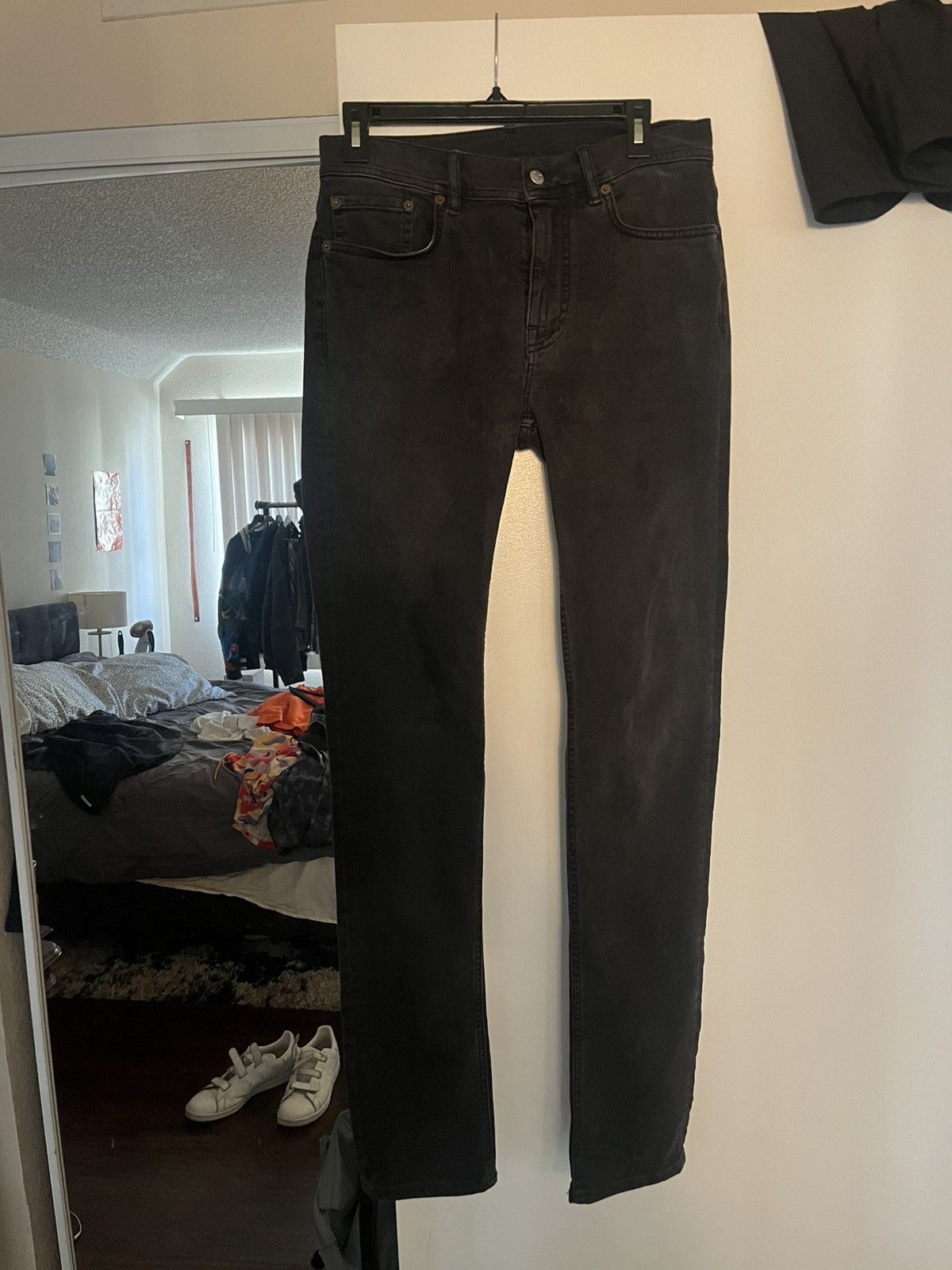 Image of Acne Studios “North Used Black” Denim Jeans 31X32 Size in Dark Used Black, Men's