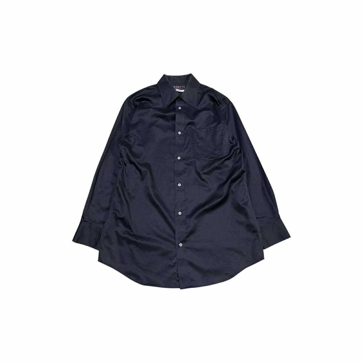 Japanese Brand 🔥Vintage Sissy By Kansai Yamamoto Black Sheer Shirt Size US L / EU 52-54 / 3 - 4 Thumbnail