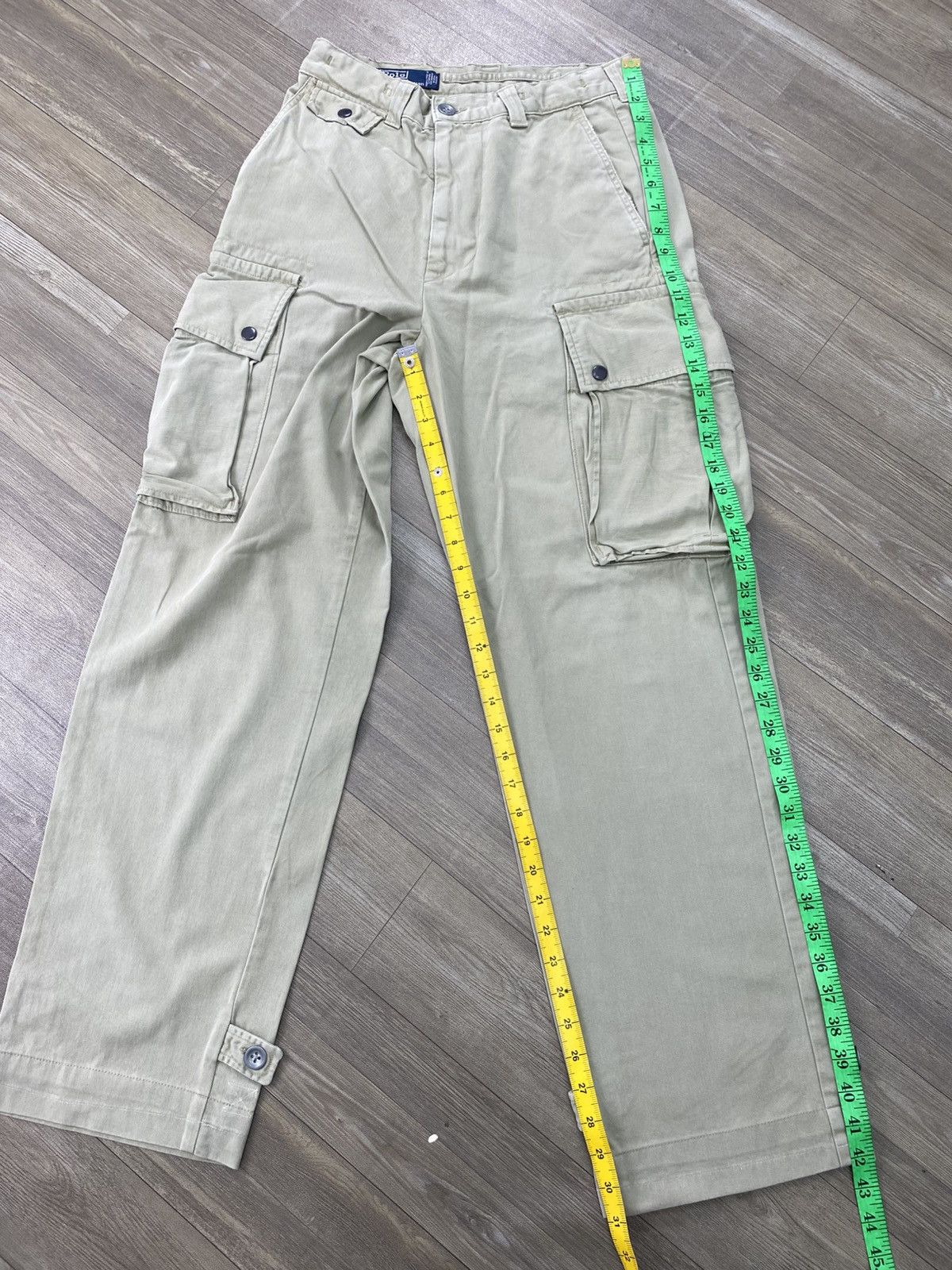 Polo Ralph Lauren Vintage Polo Ralph Lauren Baggy Military 3D Cargo Pants Size US 27 - 20 Thumbnail