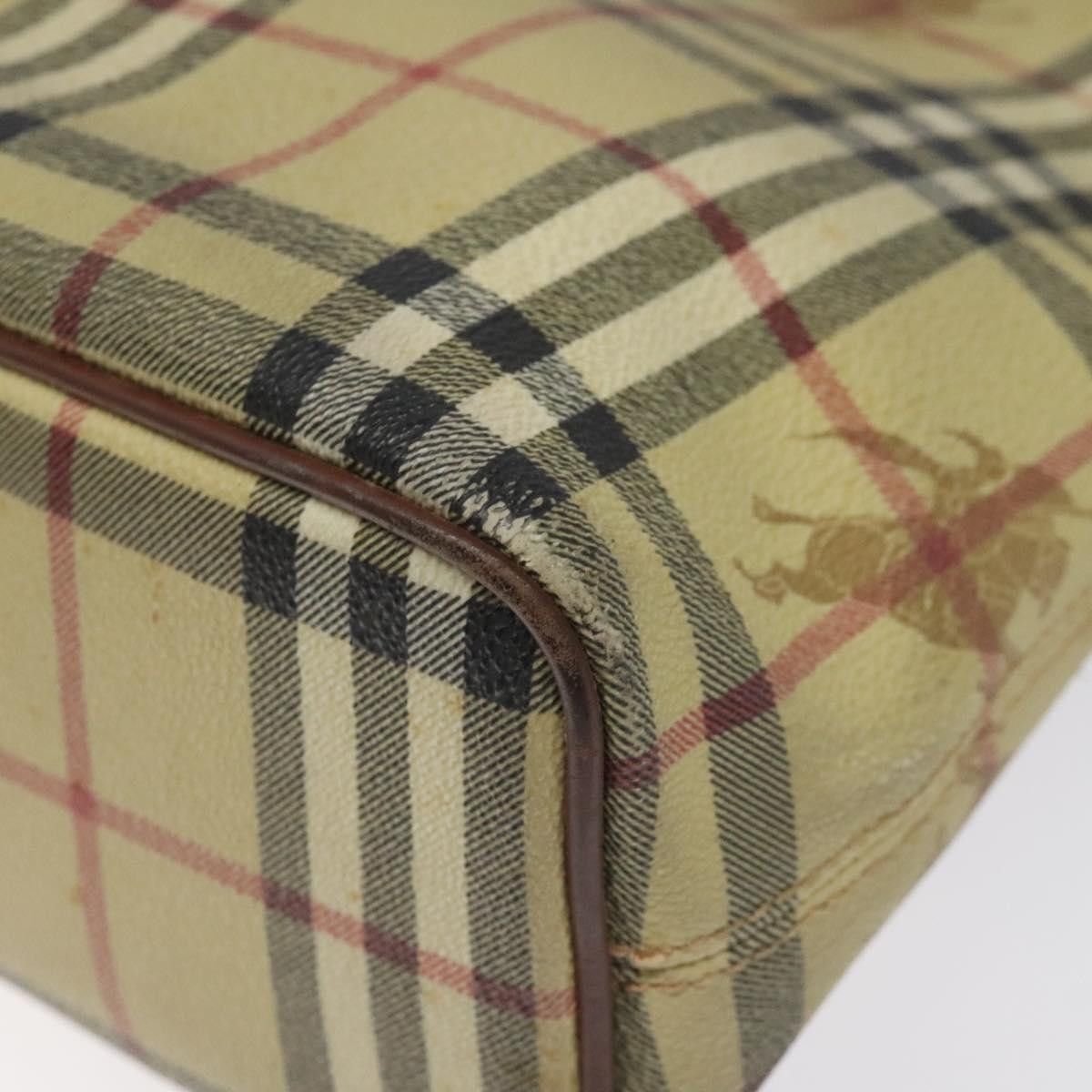 Burberry Burberry Nova Check Tote Bag Pvc Leather Beige Size ONE SIZE - 15 Thumbnail