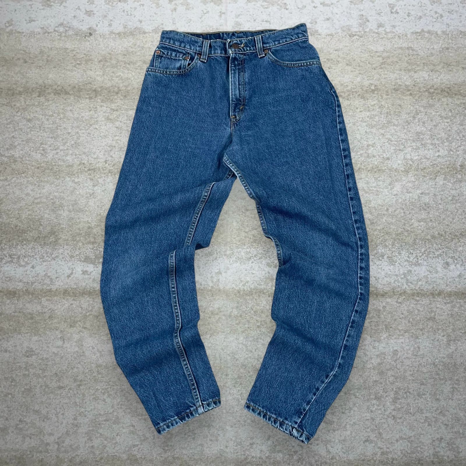 Levi's Vintage 90s Levis Jeans 550 Womens 9 Relaxed Fit Medium Wash Size 32" / US 10 / IT 46 - 2 Thumbnail
