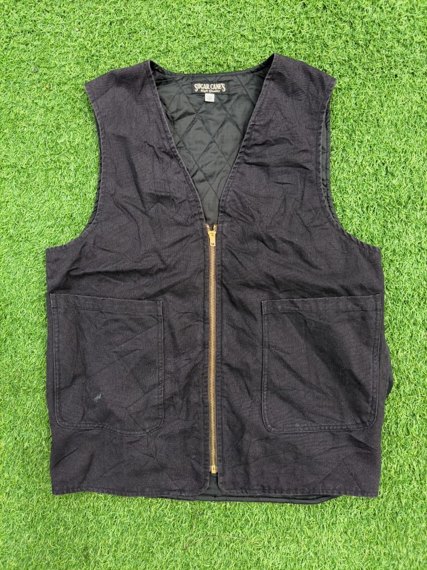 Sugar Cane Sugar Cane's Vintage Denim Vest Size US S / EU 44-46 / 1 - 1 Thumbnail