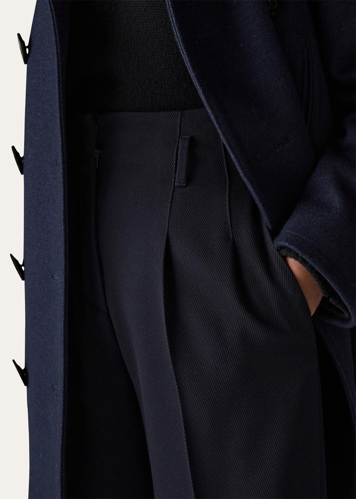 Loro Piana o1srvl11e0125 Amon Trouser in Navy Blue Size 30" / US 8 / IT 44 - 6 Thumbnail