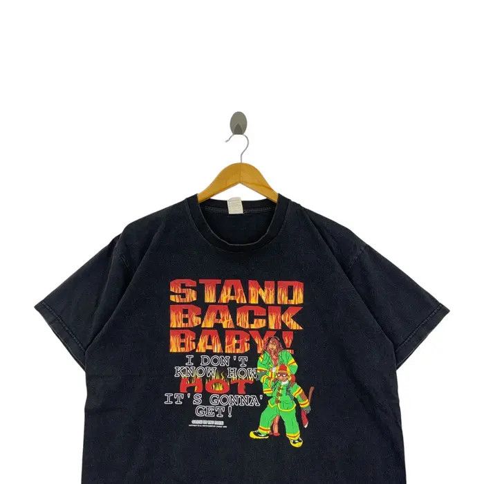 Vintage Vintage BIG JOHNSON FIREFIGHTER Hot Cartoon Tee Shirt Size US L / EU 52-54 / 3 - 2 Thumbnail