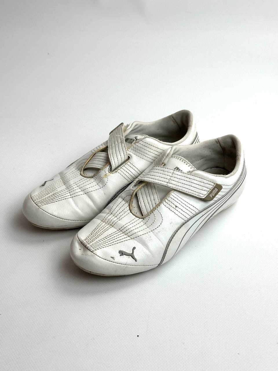 Puma Vintage Y2K White Racing Sneakers Size US 8.5 / EU 41-42 - 1 Thumbnail