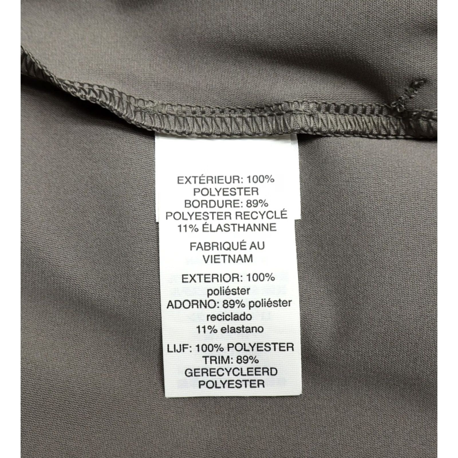Vuori Vuori Pants Wide-Leg XL Regular Chia Brown 30" Inseam Zip Logo Pockets Machine Washable Knit 100% Polyester Women’s Vintage? No Size 40" / US 18 - 6 Thumbnail