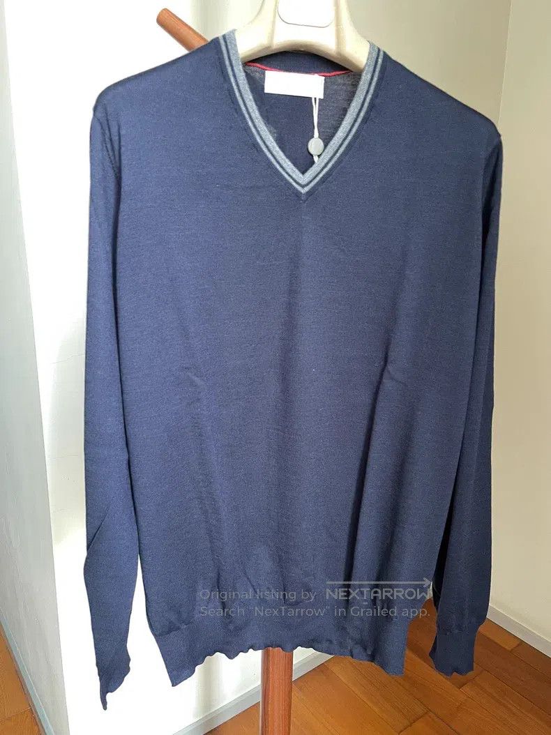 Brunello Cucinelli Brunello Cucinelli Knit Sweater, Wool Sweater, Sweater Size US L / EU 52-54 / 3 - 1 Thumbnail