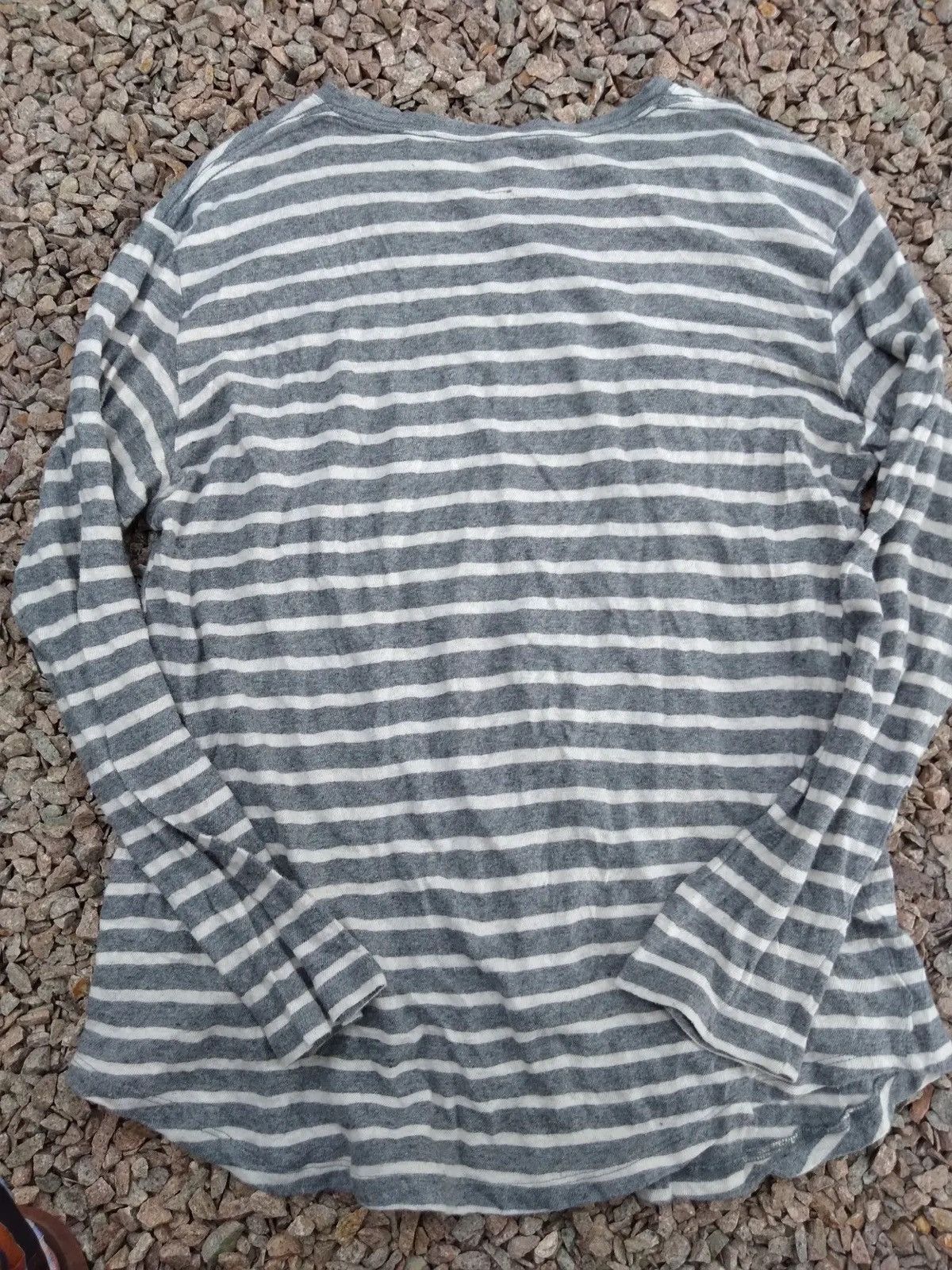 20471120 × Japanese Brand × Sandinista MFG Sandinista Mfg Army Naval Striped Tee Size US L / EU 52-54 / 3 - 3 Thumbnail