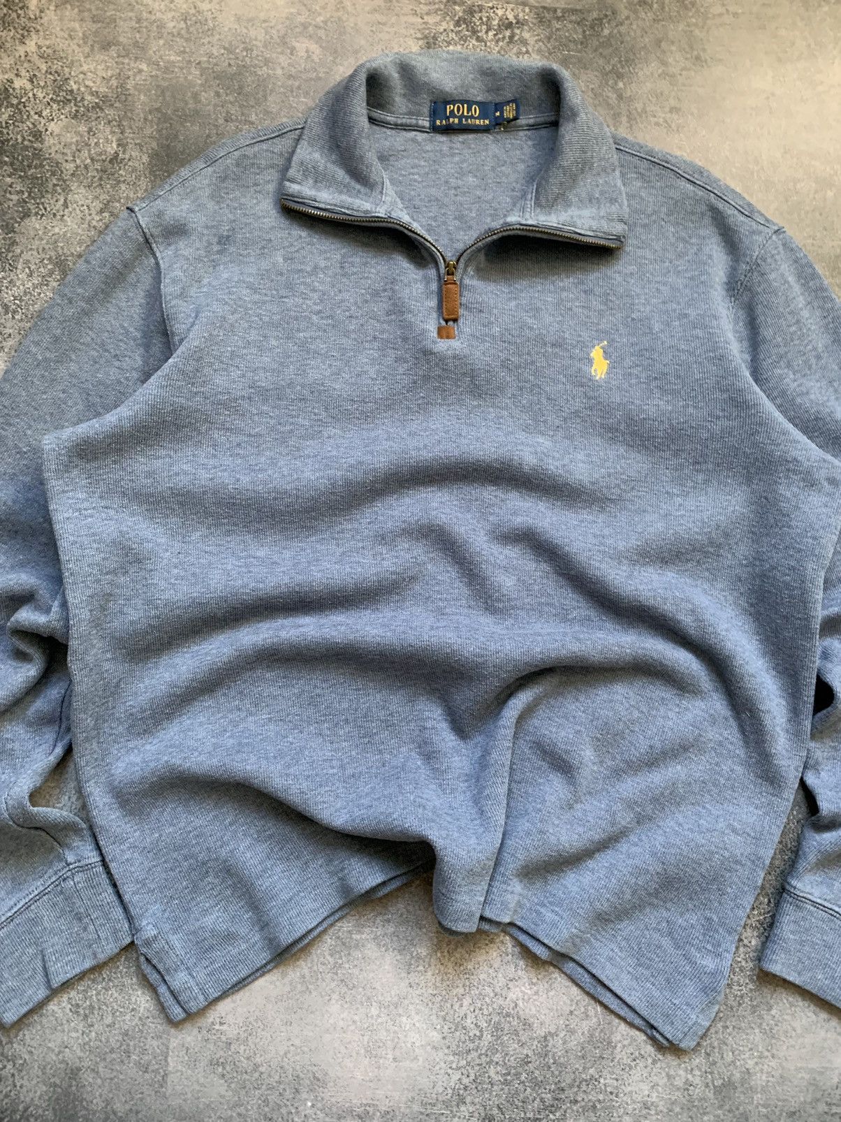 Polo Ralph Lauren × Vintage Vintage Polo Ralph Lauren Zip 1/4 Sweatshirt Old Money Y2K Size US M / EU 48-50 / 2 - 4 Thumbnail