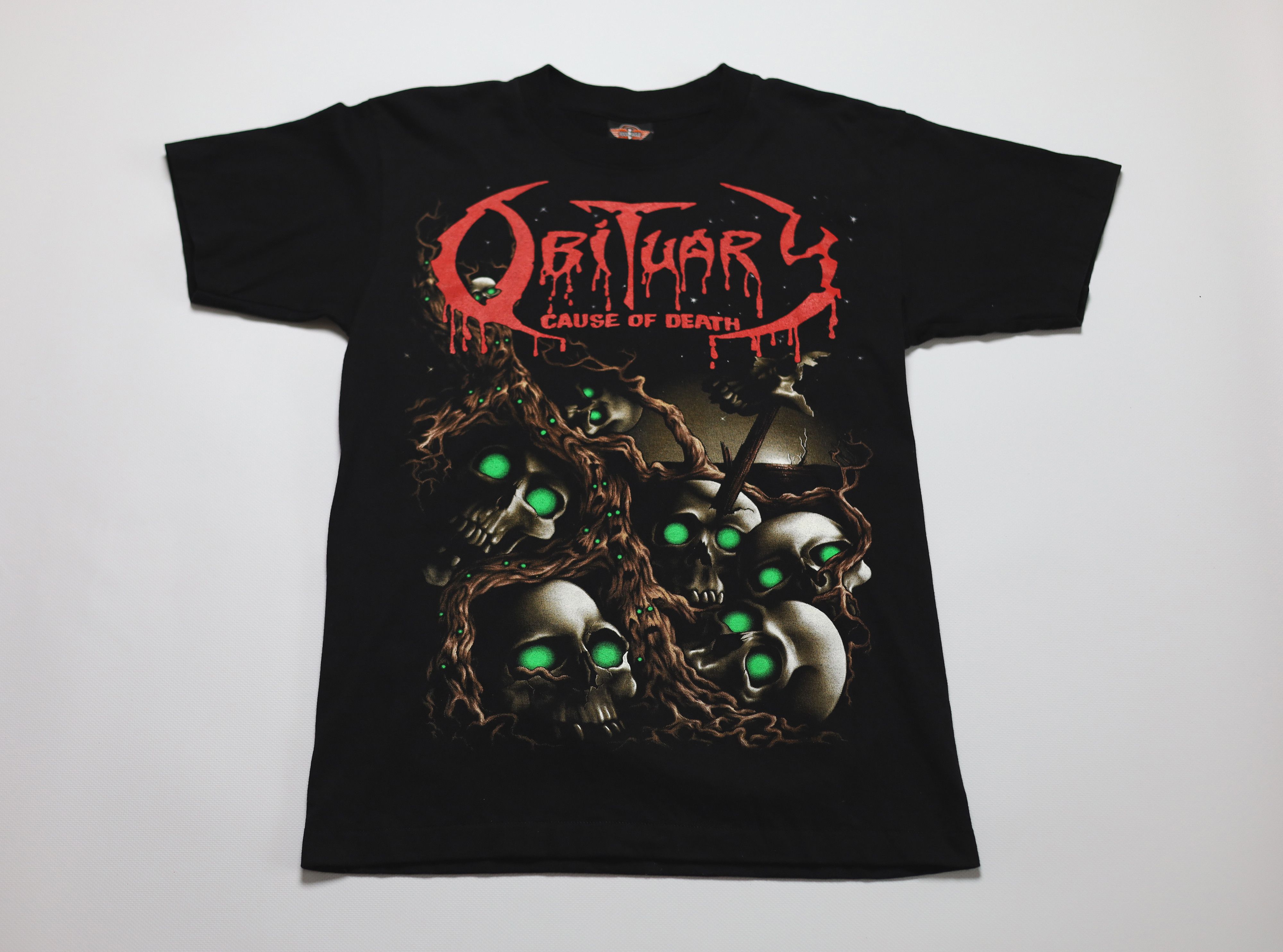 Band Tees Vintage Obiutary Cause of Death Band Tees Rock Eagle Size US M / EU 48-50 / 2 - 1 Thumbnail