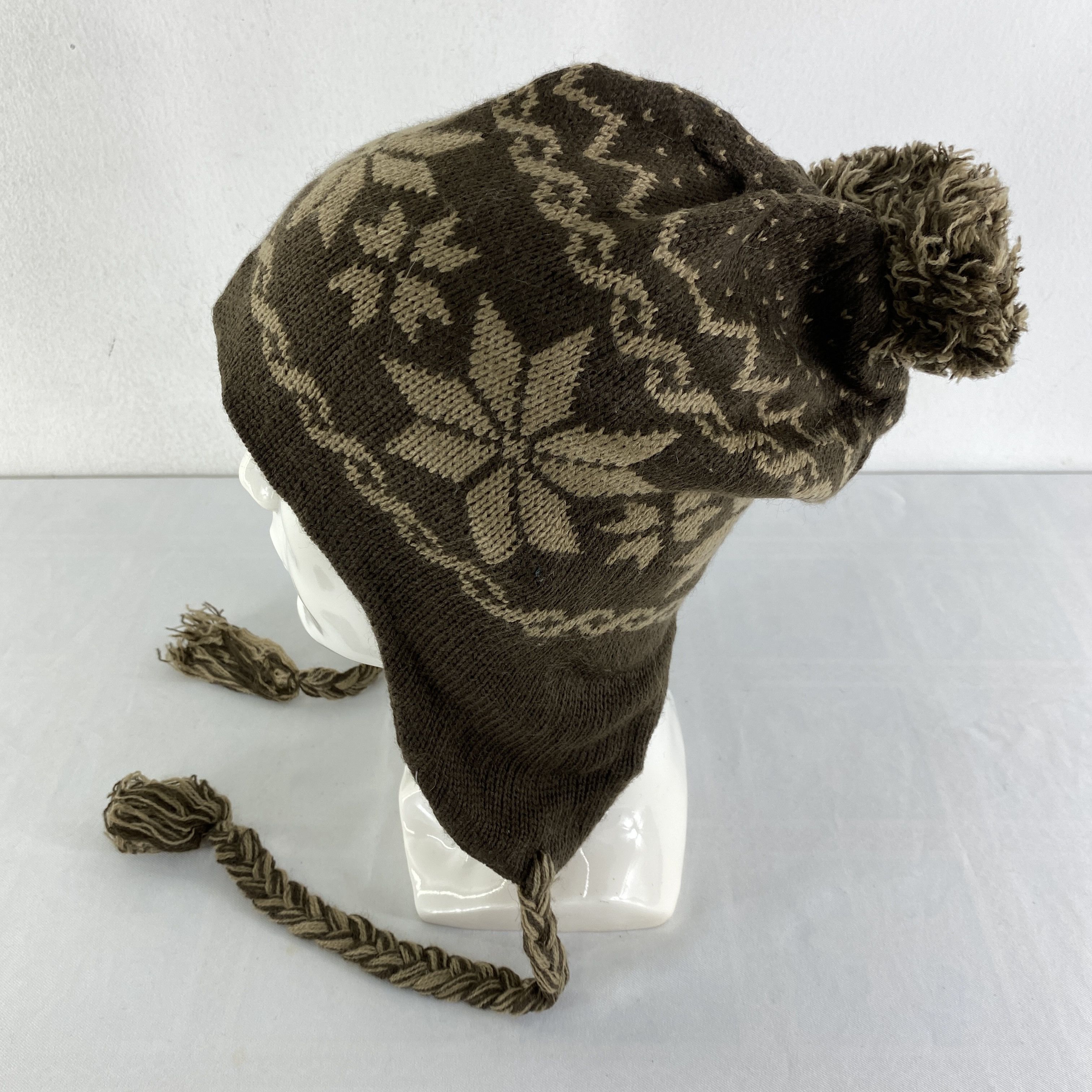 Japanese Brand Art Geometric Snow Cap Hat Beanie -BN510 Size ONE SIZE - 1 Thumbnail
