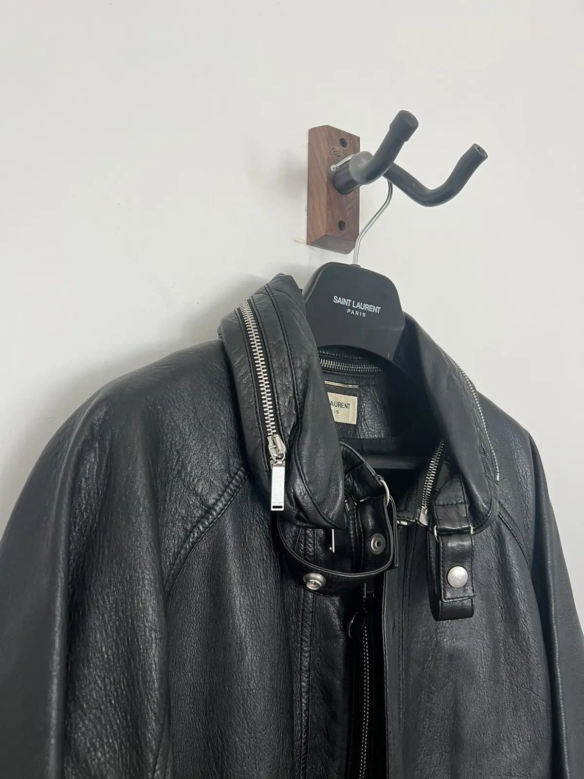 Saint Laurent Paris Leather Utility jacket Size US M / EU 48-50 / 2 - 3 Thumbnail