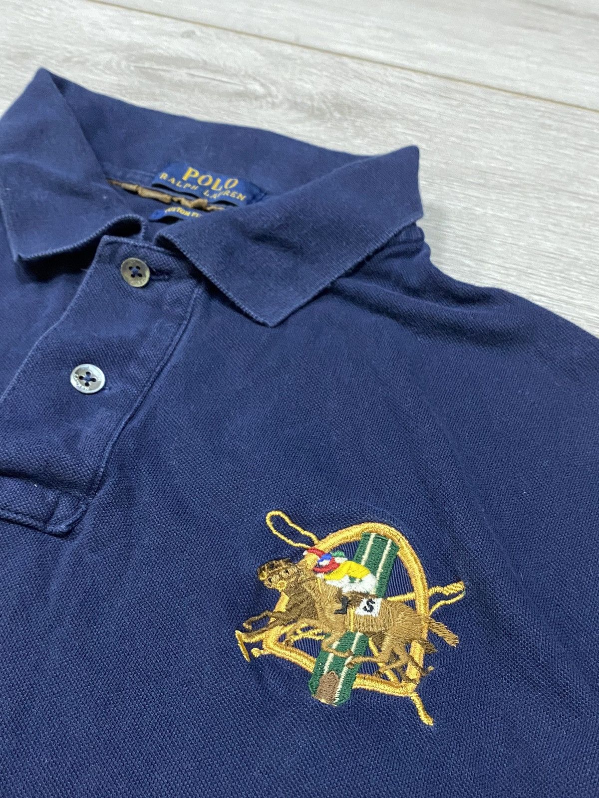 Ralph Lauren Polo Ralph Lauren county riders vintage embro logo shirt Size US L / EU 52-54 / 3 - 4 Thumbnail