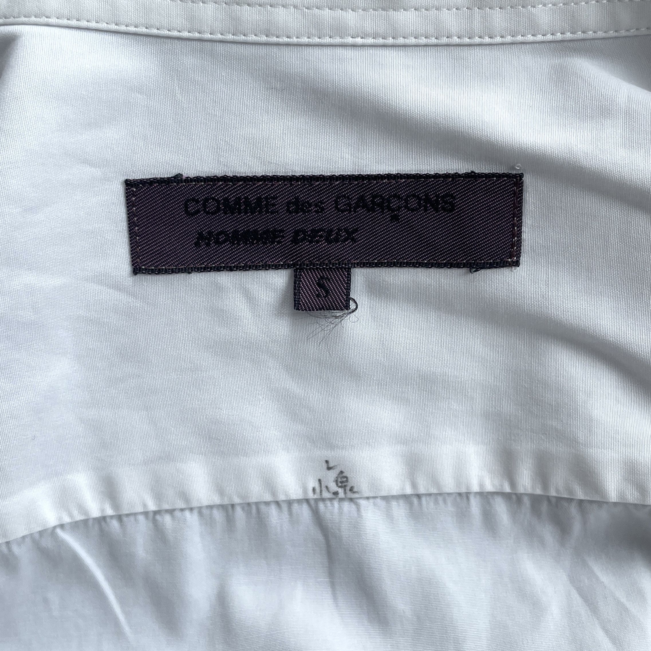 Comme des Garcons Homme Deux COMME des GARCONS HOMME DEUX Classic White Shirt Size US S / EU 44-46 / 1 - 5 Thumbnail