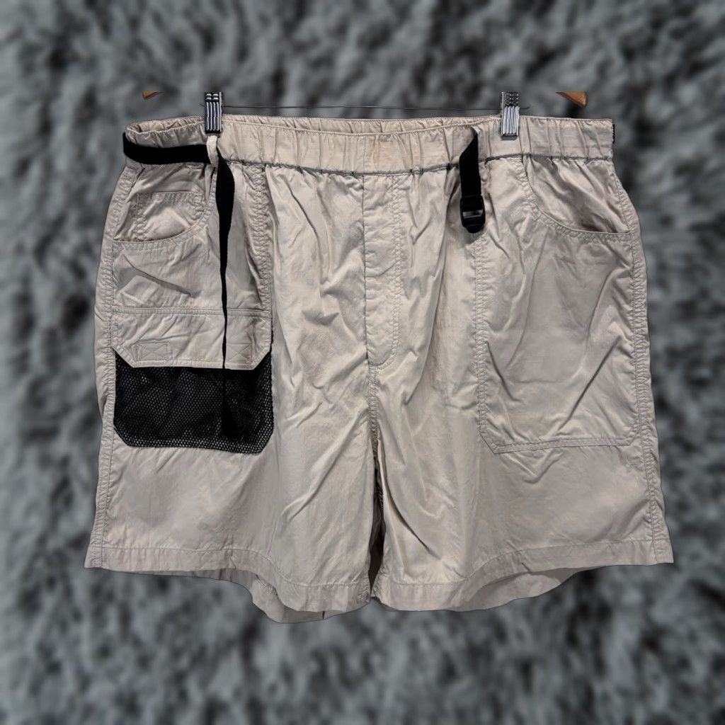 Orvis VINTAGE Orvis Cargo Shorts Belted Nylon Beiges Mens 2XL Adult Regular 38x5.5 Outdoor Fishing 90s Mens Size US 39 - 1 Thumbnail