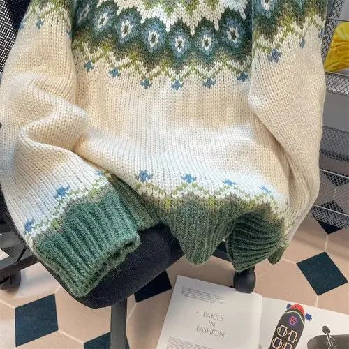 Japanese Brand × Vintage Y2K Knitted Sweater Size ONE SIZE - 3 Thumbnail