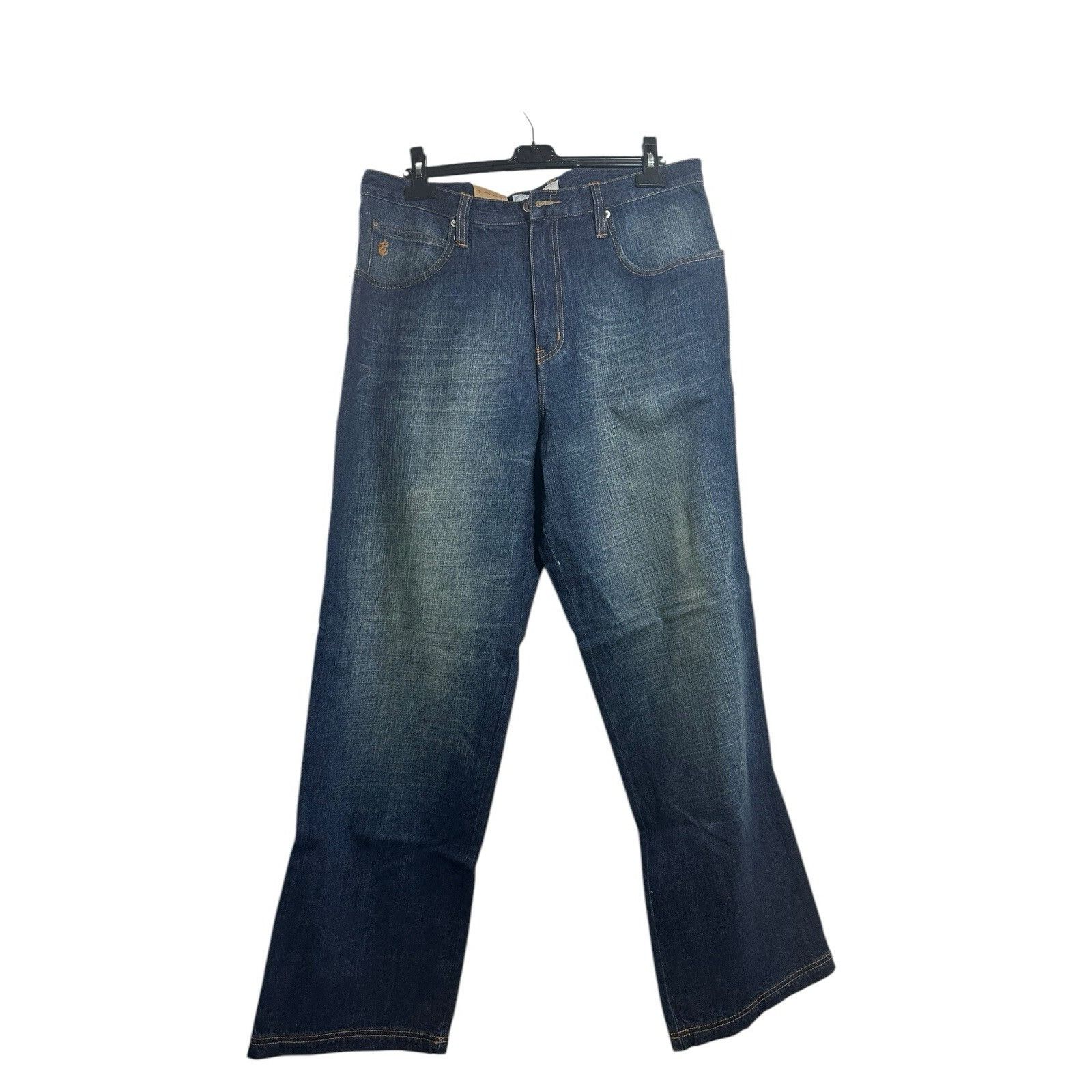 Vintage Y2K Rocawear Jeans Mens Denim Baggy Hip Hop Indigo W