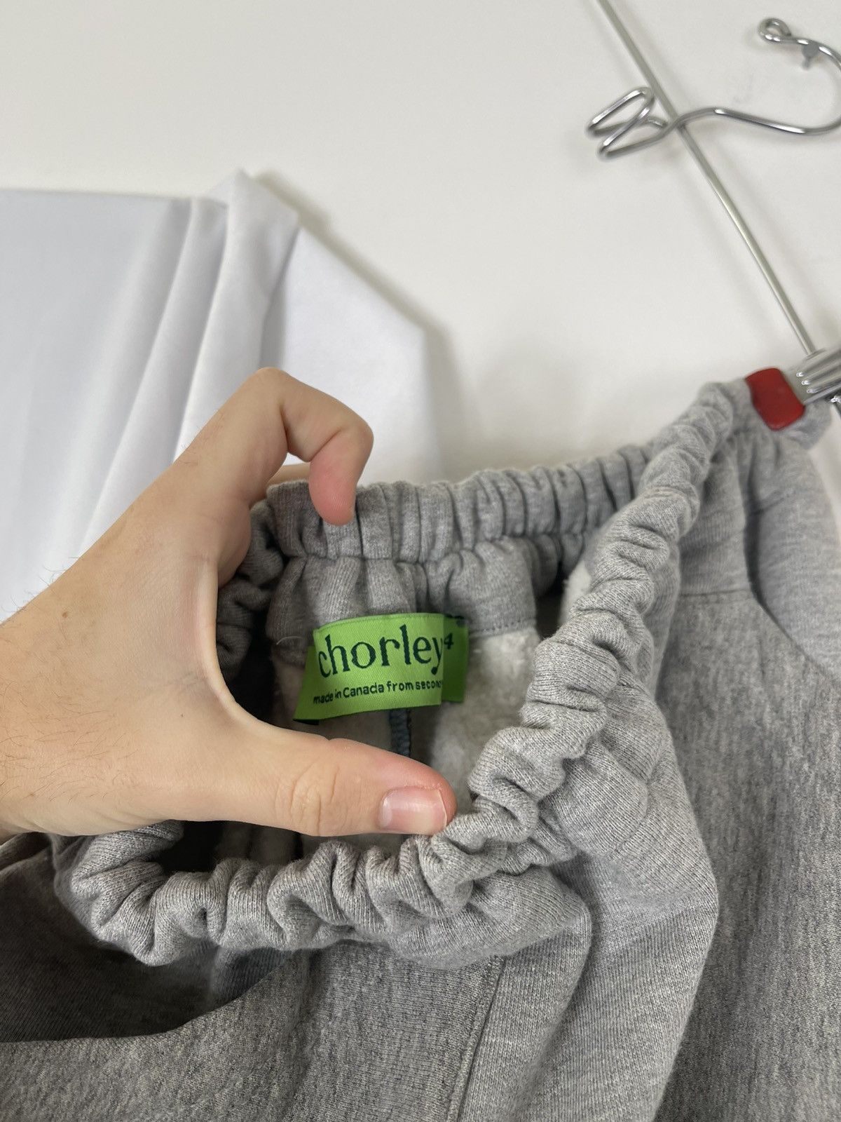Chorley × Handmade UpCycled Deconstructed hoodie Wide leg Baggy Sweatpants Size US 34 / EU 50 - 7 Thumbnail