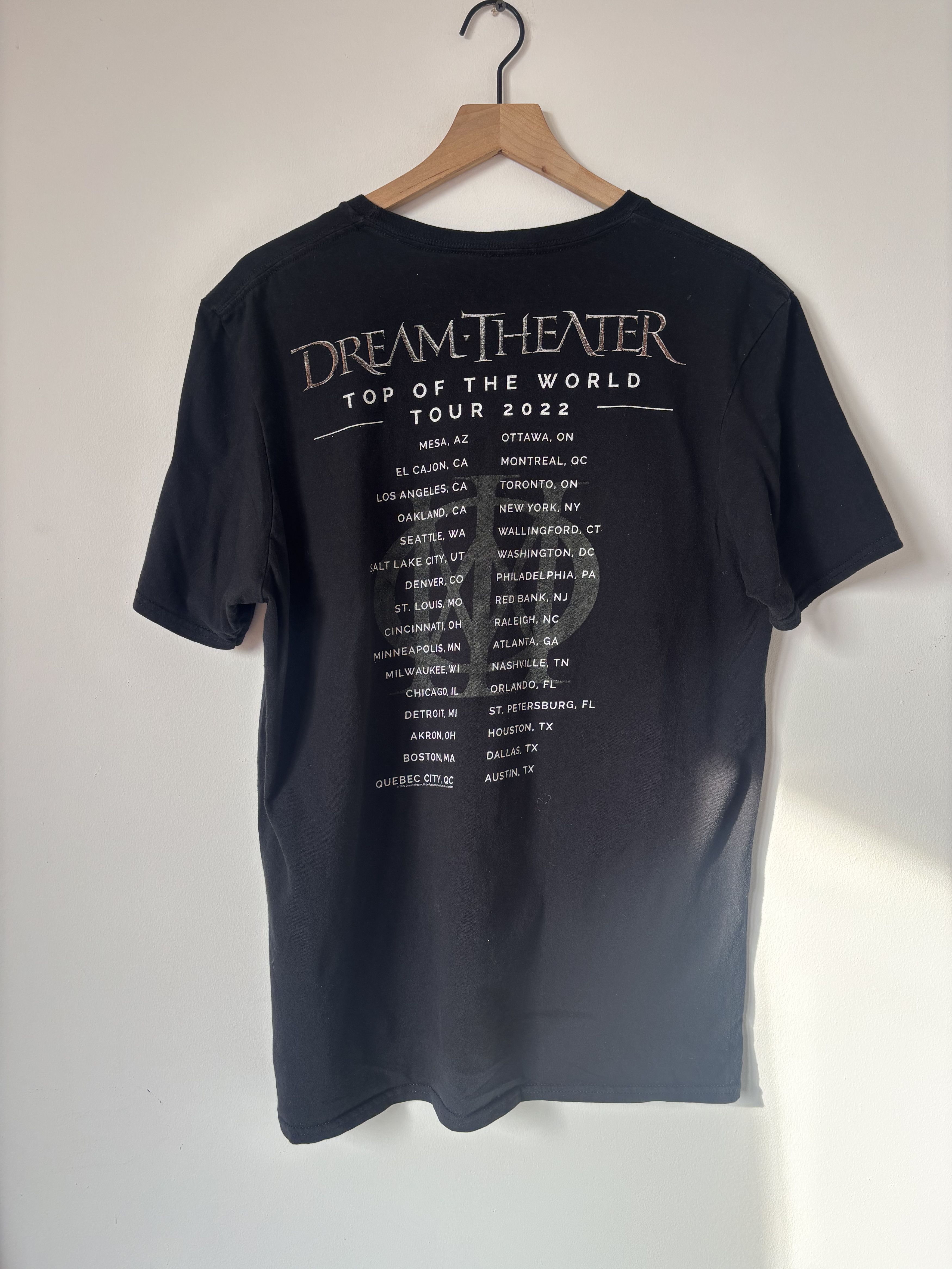 Band Tees Dream Theater Tour 2022 Tee Black Large L Size US L / EU 52-54 / 3 - 4 Thumbnail