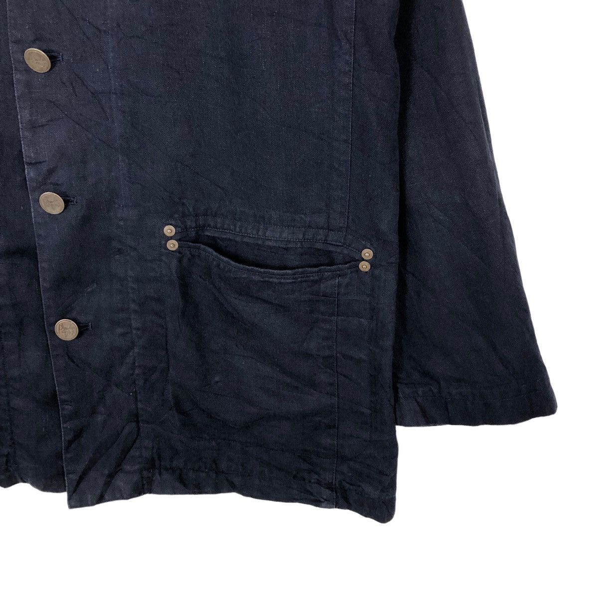 Issey Miyake VINTAGE HIKORY CHORE JACKET PAPAS JAPAN INSPIRE ISSEYMIYAKE Size US L / EU 52-54 / 3 - 4 Thumbnail