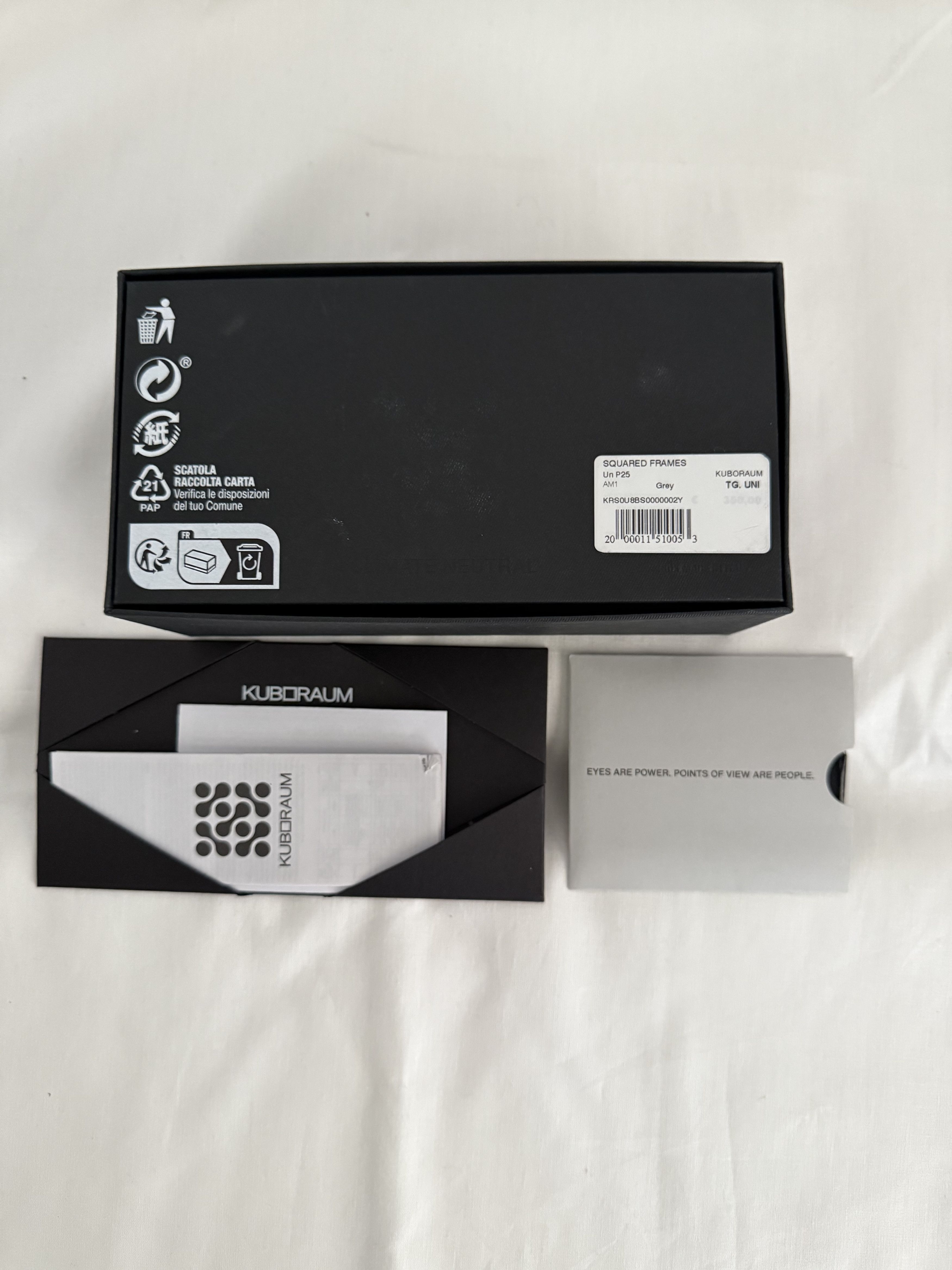 Kuboraum Kuboraum Sunglasses KRSOU8BS0000002Y Size ONE SIZE - 9 Thumbnail
