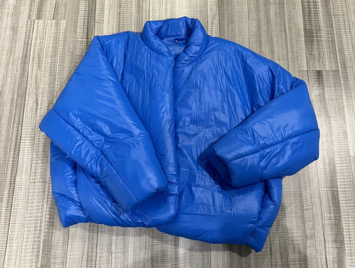 Image of Kanye West x Yeezy Season Yeezy Yzy Gap Round Jacket Blue Size Xl, Men's