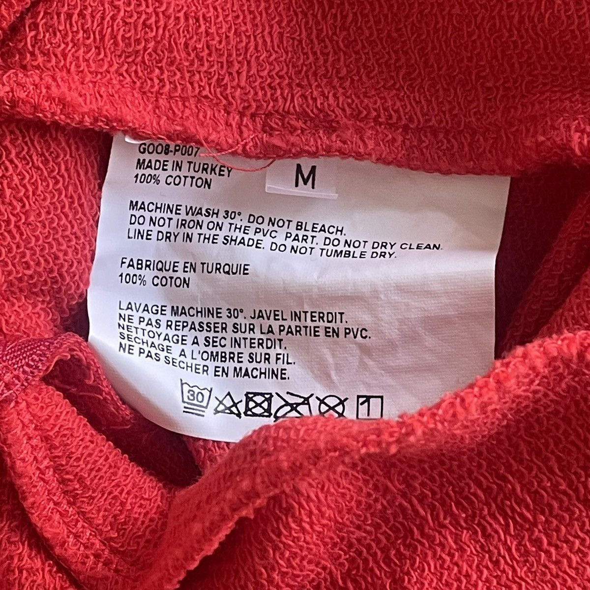 Gosha Rubchinskiy Gosha Rubchinskiy Red Sweatpants Size US 30 / EU 46 - 5 Thumbnail
