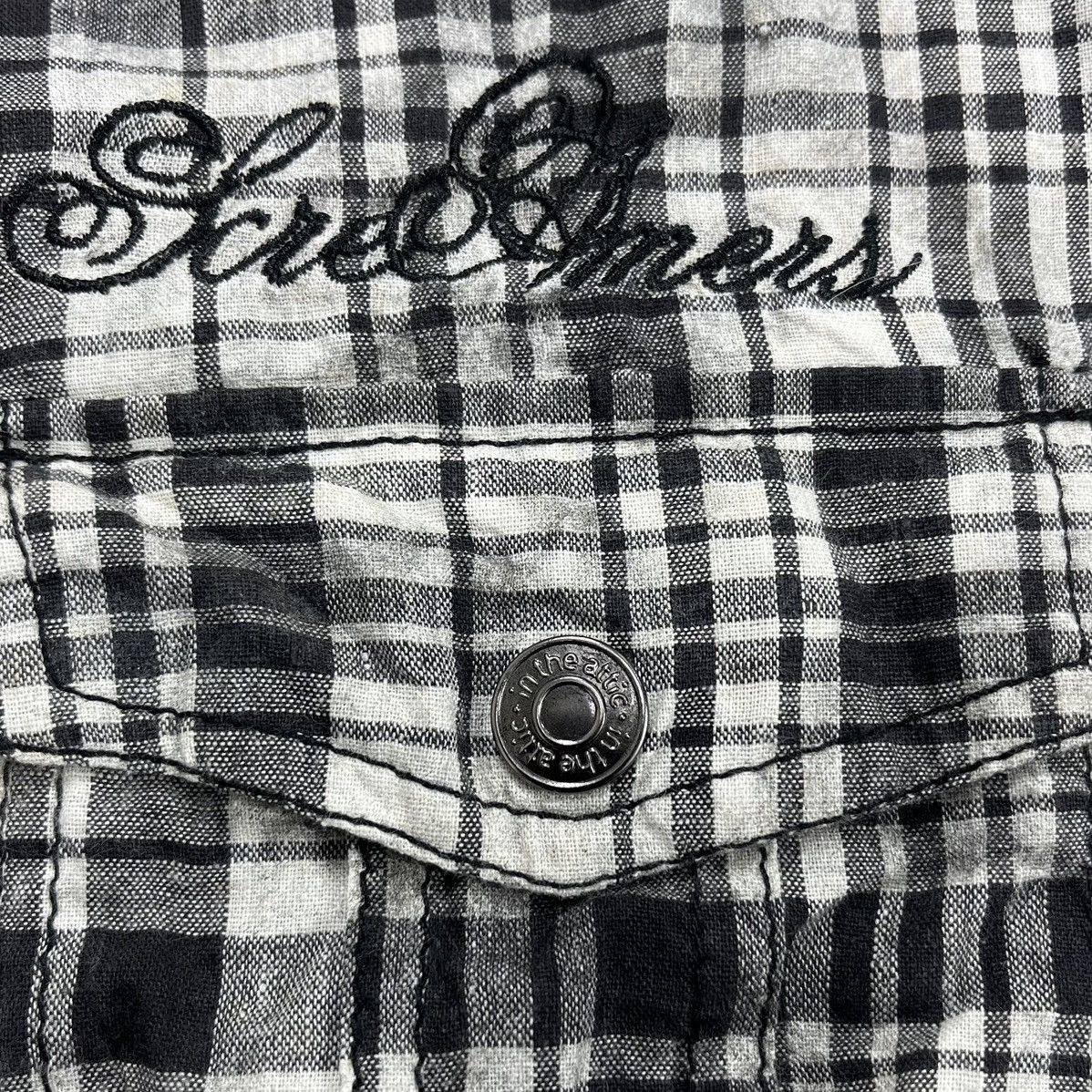 In The Attic 2000s In The Attic Plaid Grunge Gothic Punk Lgb Style Shirt Size US L / EU 52-54 / 3 - 10 Thumbnail