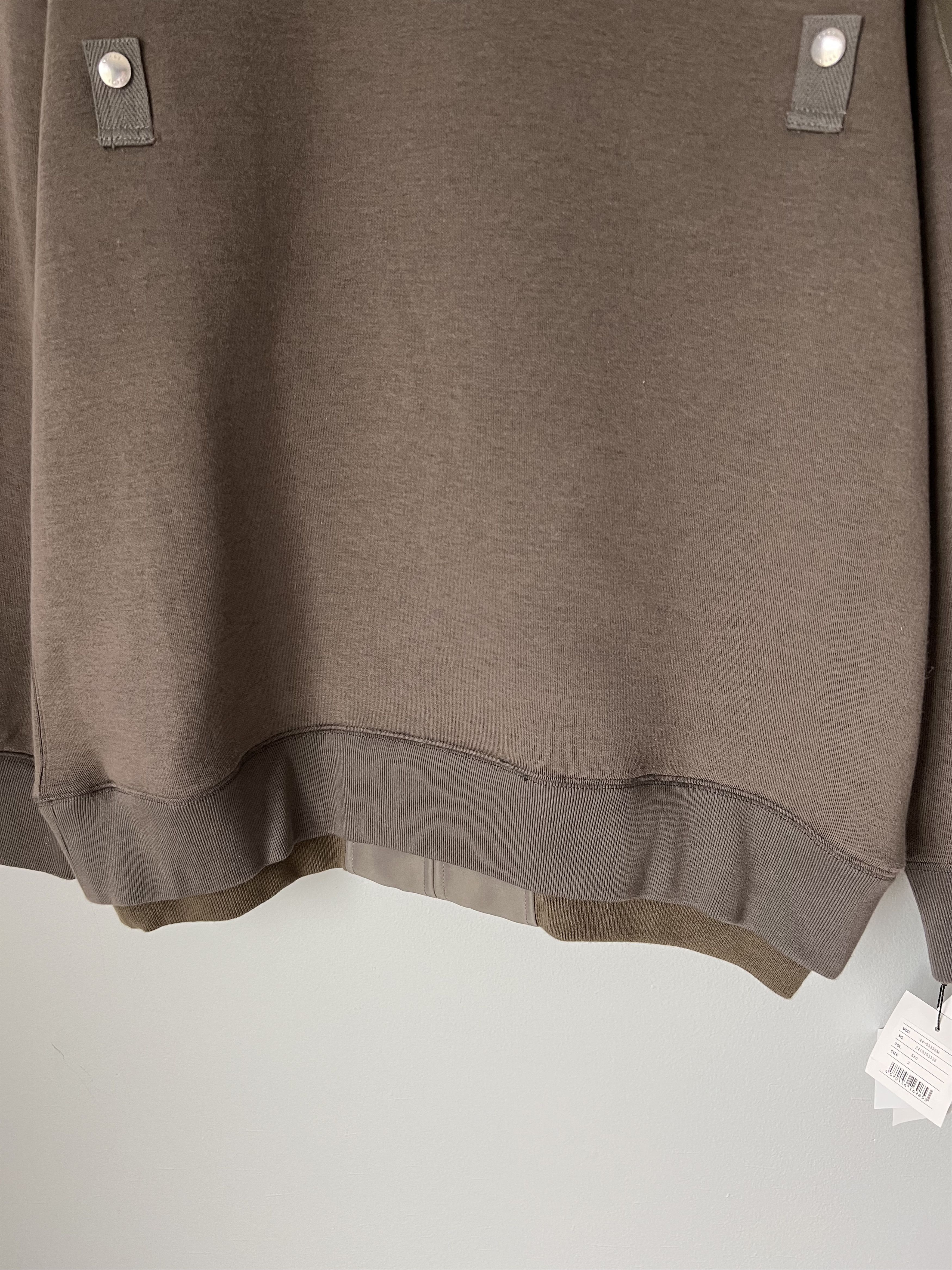 Sacai Sacai Layered Sponge Sweatshirt in Brown Size US L / EU 52-54 / 3 - 3 Thumbnail