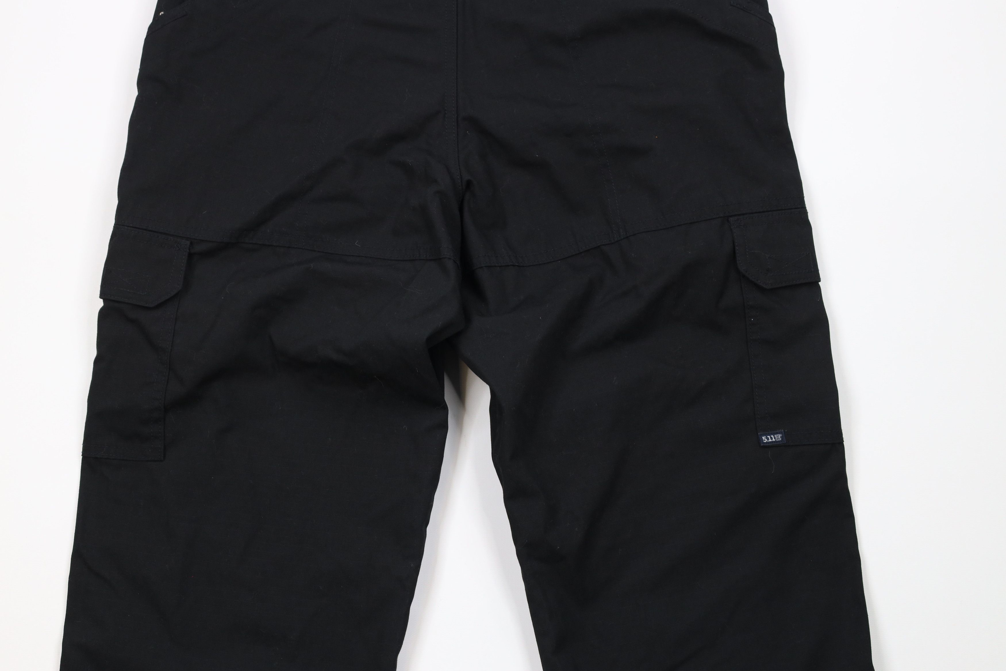 Vintage 5.11 Tactical Series Ripstop Double Knee Cargo Pants Black Size US 34 / EU 50 - 9 Thumbnail