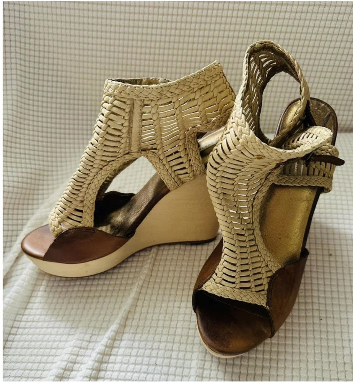 Other Cynthia Vincent Amber gladiator wedges Size US 9.5 / IT 39.5 - 2 Thumbnail
