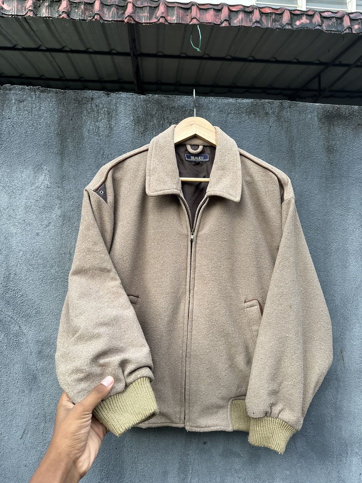 Vintage 👹Vintage Bealieu Wool Bomber Jacket Size US S / EU 44-46 / 1 - 5 Thumbnail