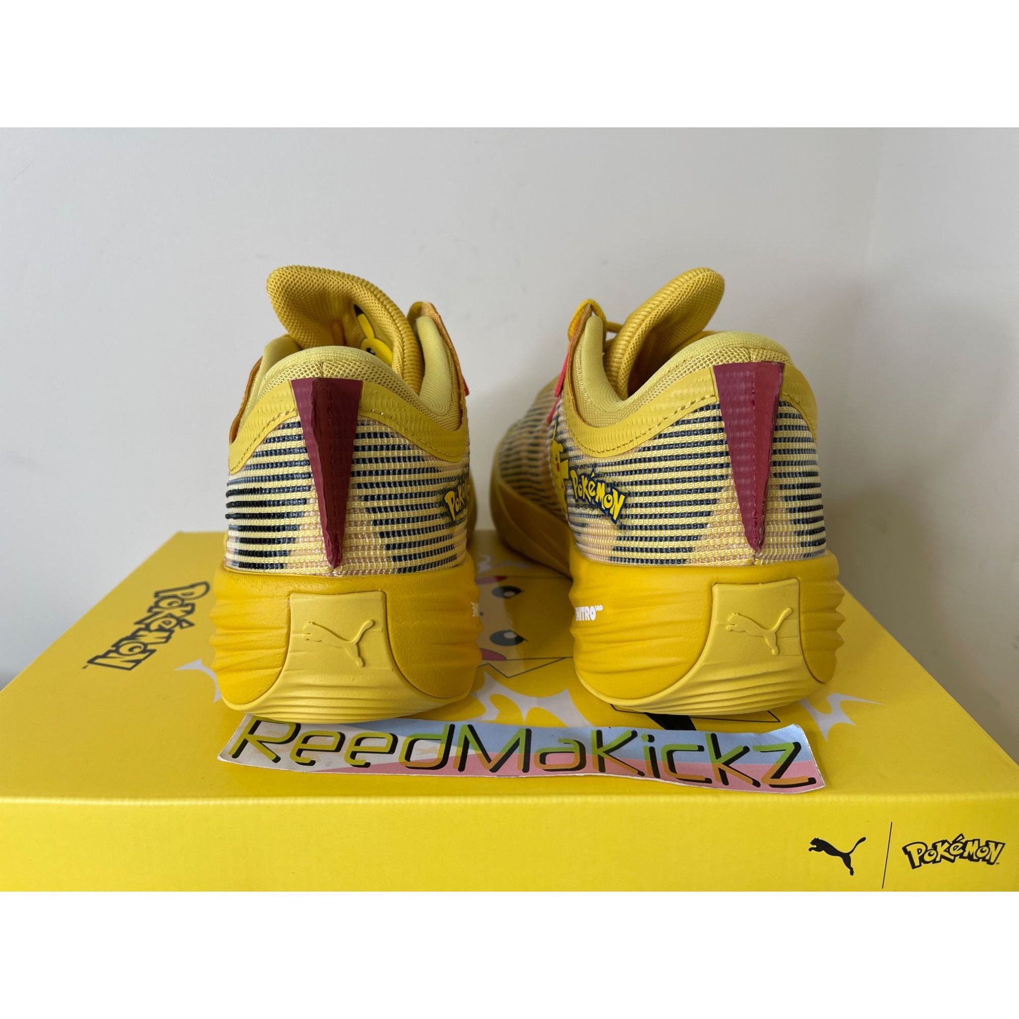 Puma Puma x Pokemon All Pro Nitro 2 Pikachu Mens 12us Size US 12 / EU 45 - 5 Thumbnail