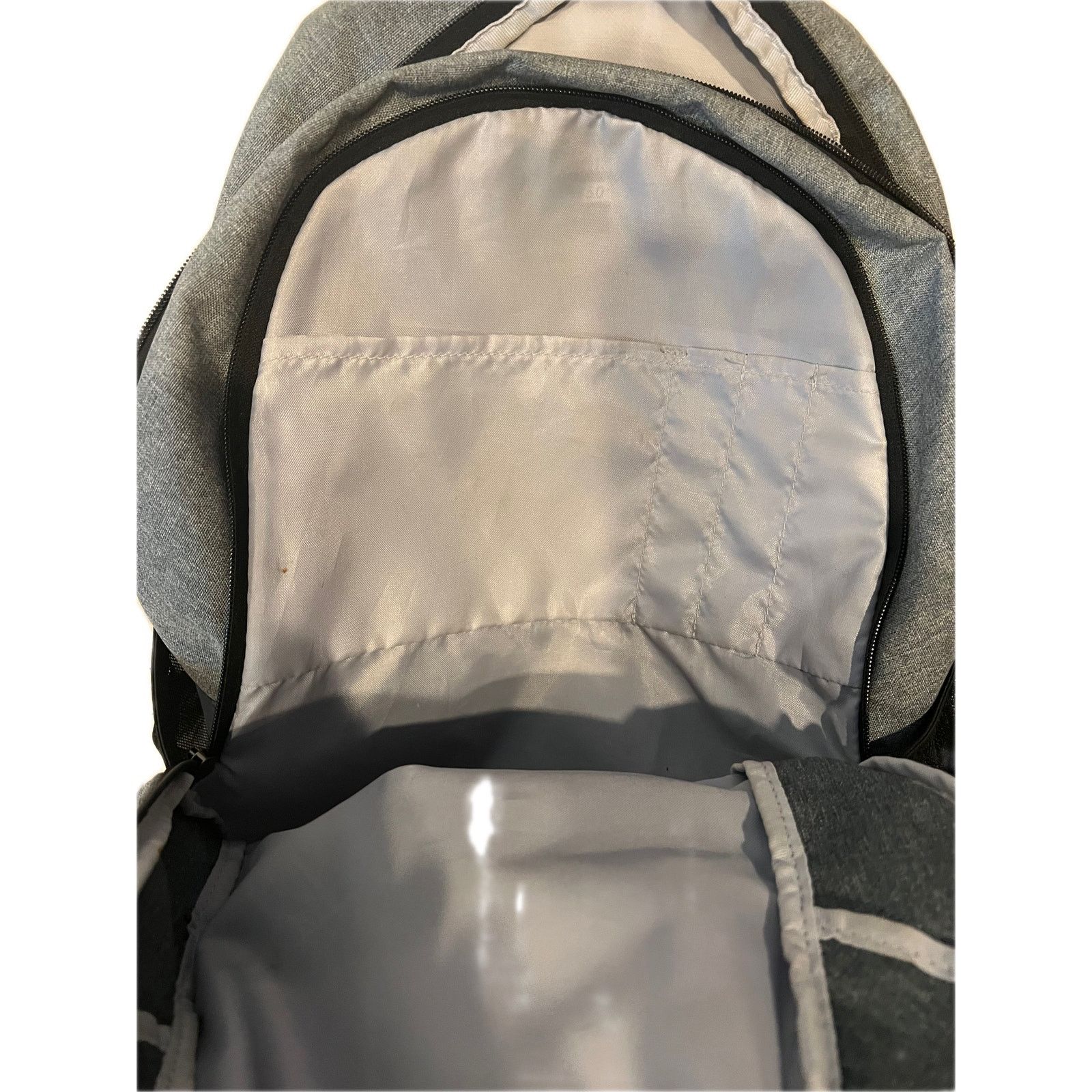 Under Armour Under Armour Gray Black Hustle 5.0 Backpack Size ONE SIZE - 4 Thumbnail