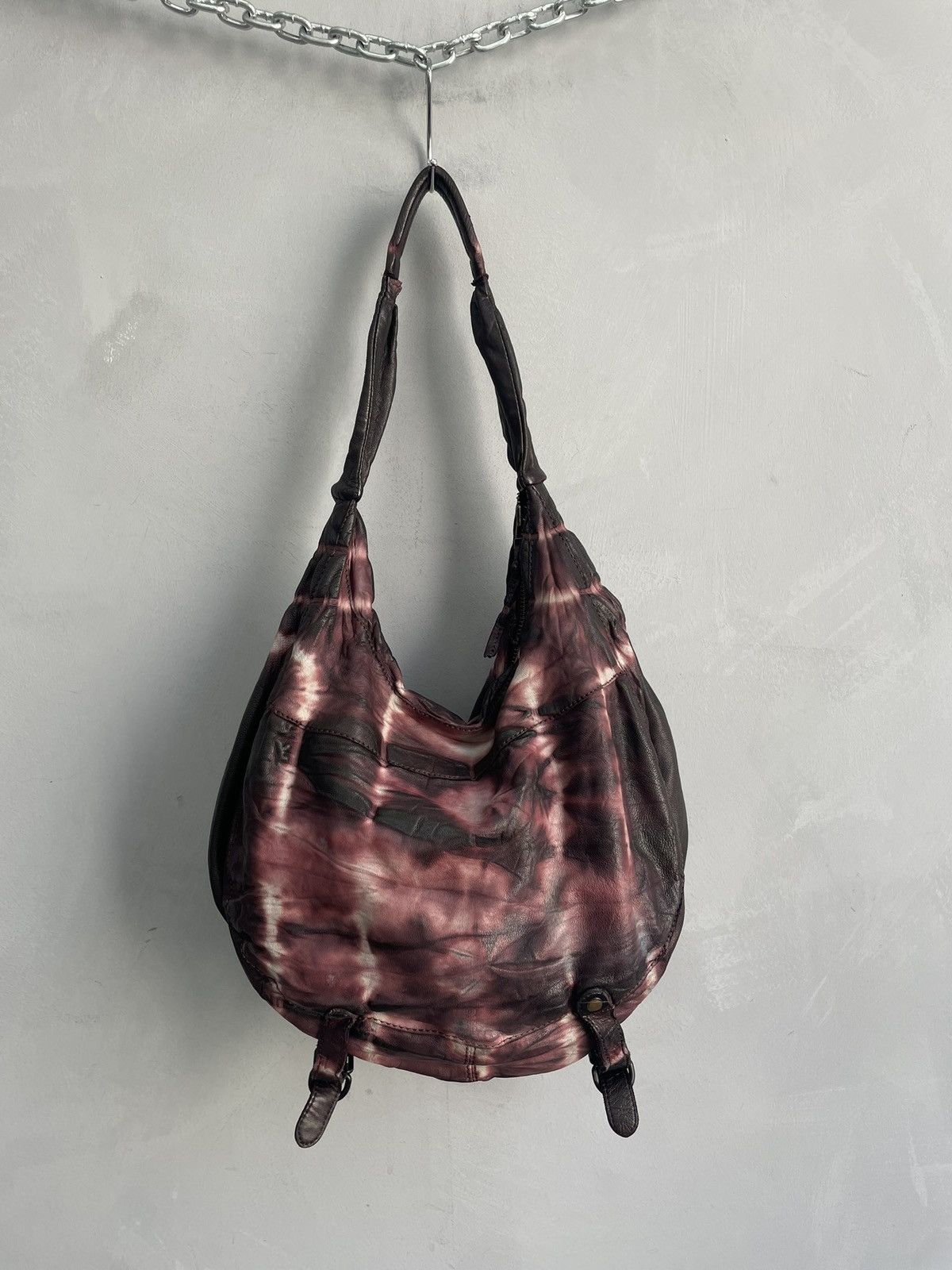 Allsaints All Saints leather avant garde multipocket rare bag Size ONE SIZE - 3 Thumbnail