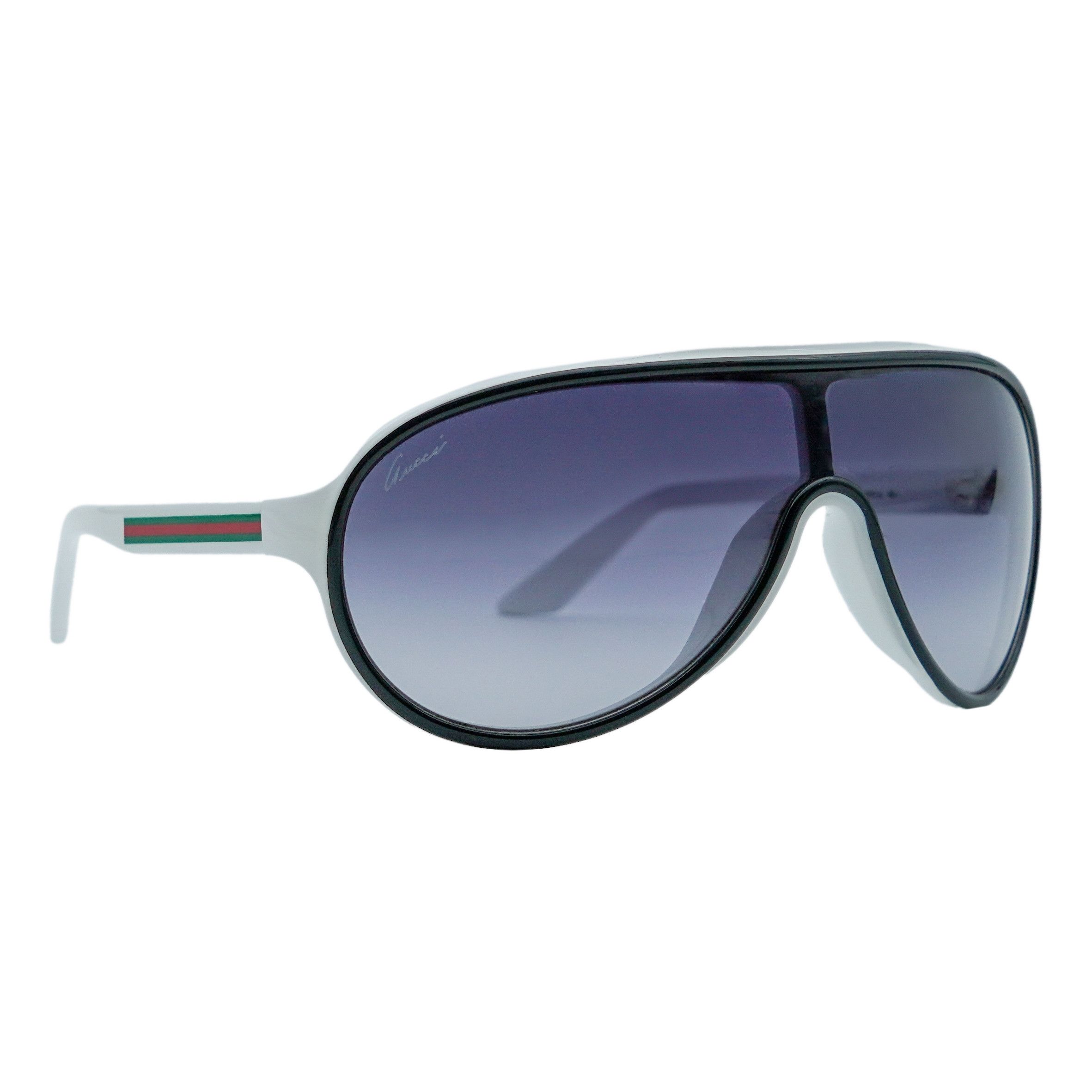 Gucci Gucci GG2400 White Oval GG Logo Kurt Cobain Sunglasses | Grailed