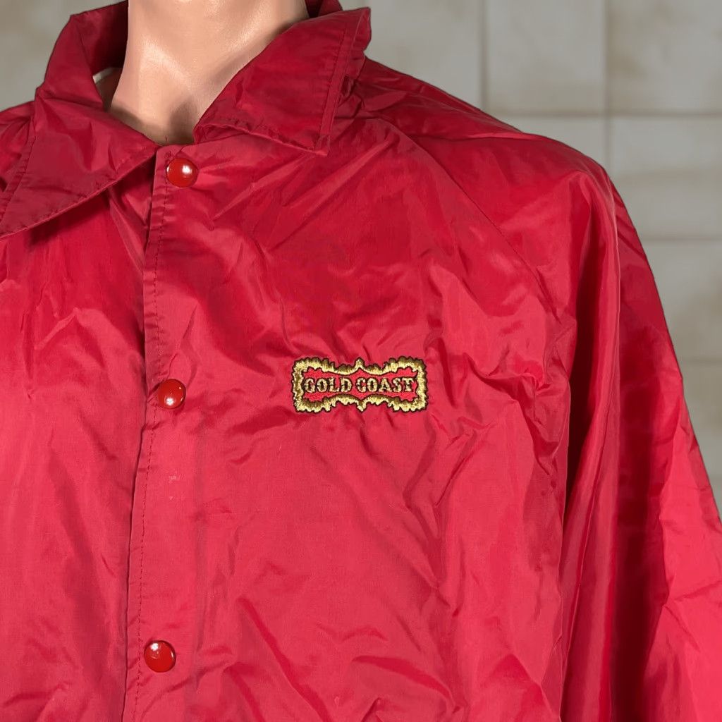 **Vintage Auburn GOLDCOAST Red Snap Windbreaker Jacket 2XL USA MADE** User: Vintage Auburn GOLDCOAST Red Snap Windbreaker Jacket 2XL USA MADE