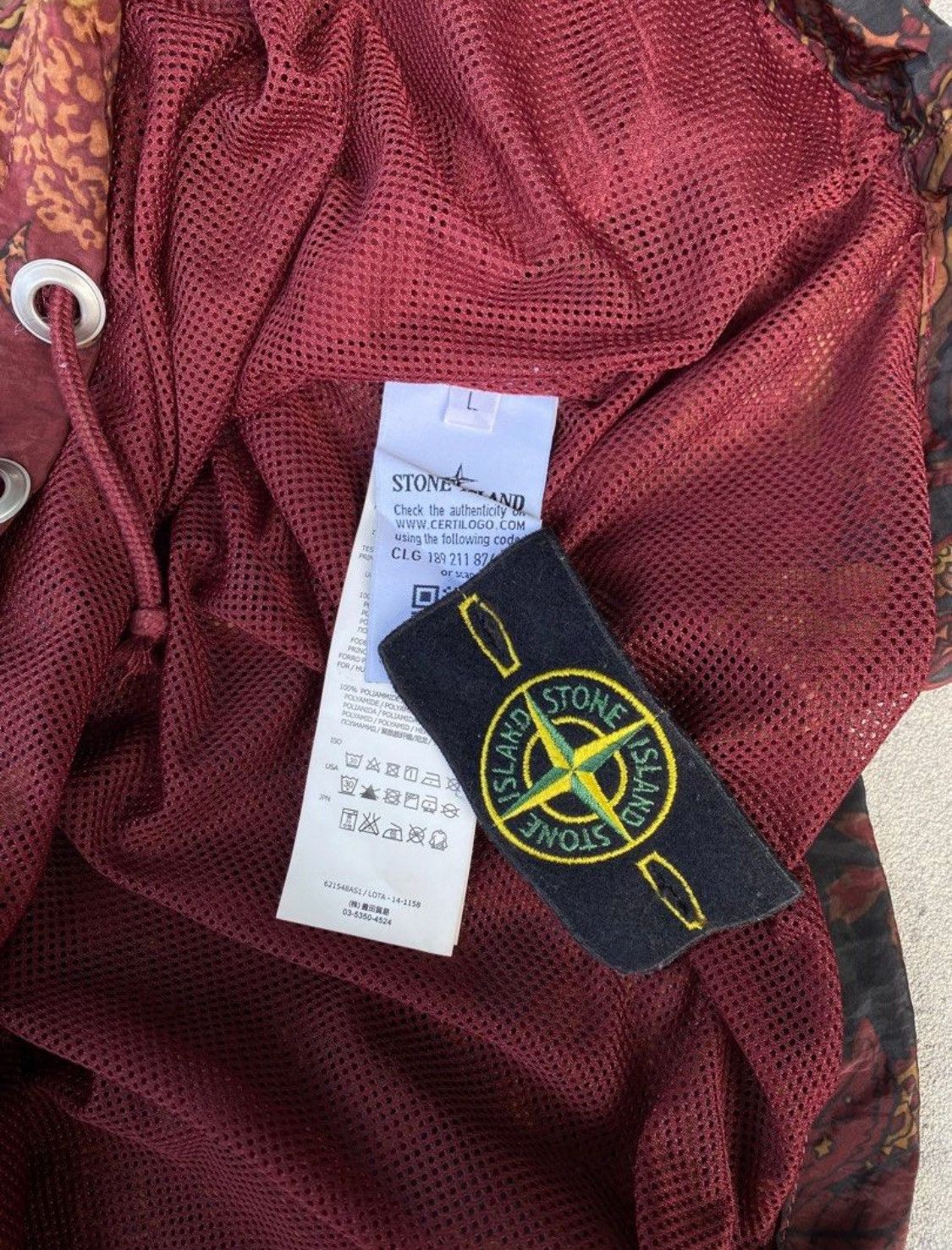 Stone Island × Supreme Stone Island x Supreme Paisley Hoodie Size US L / EU 52-54 / 3 - 7 Thumbnail