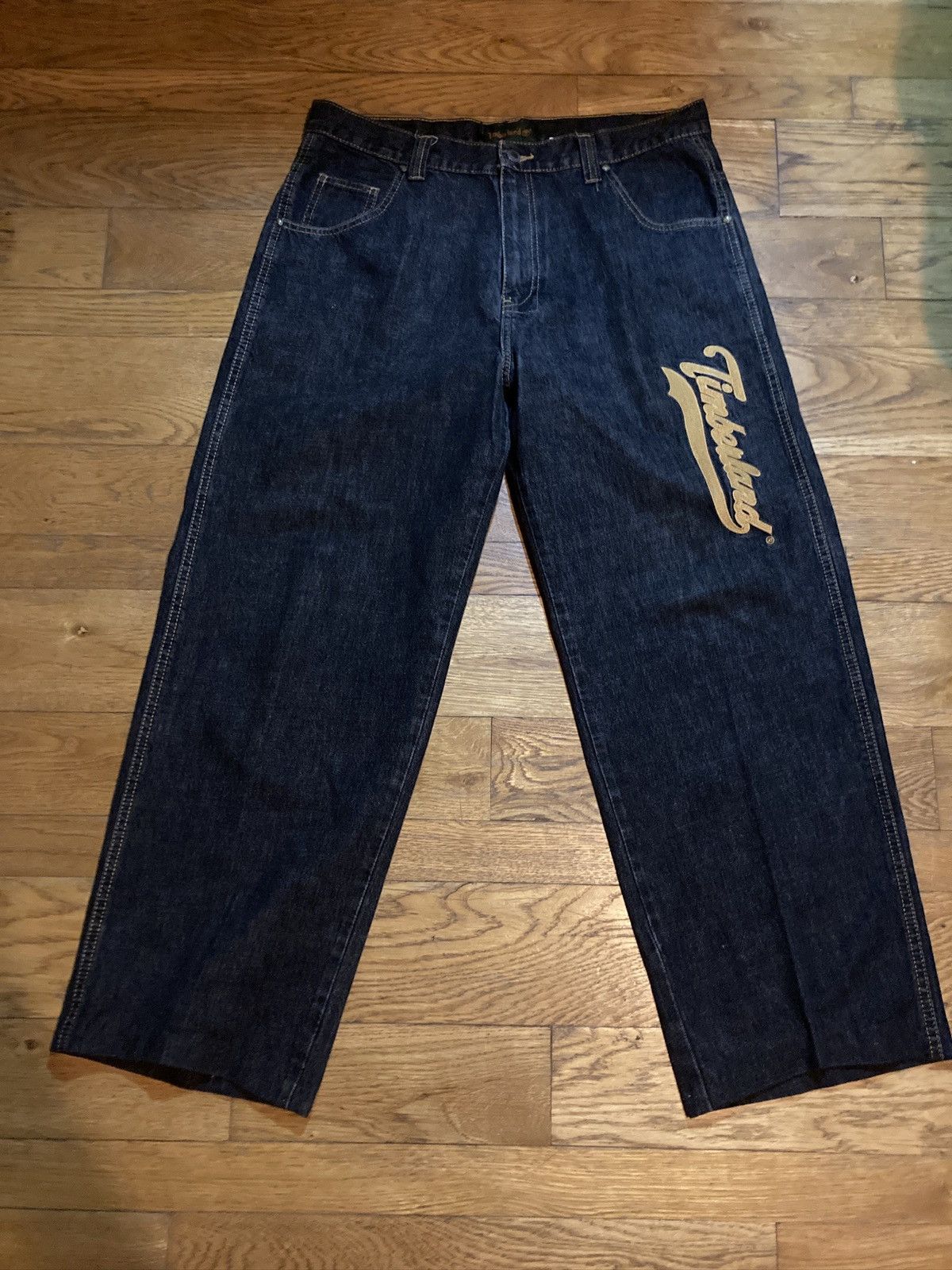 Timberland Baggy Timberland Pants W Embroidery Size US 36 / EU 52 - 1 Thumbnail
