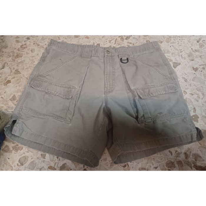 Columbia PFG Omni Shade Men Green Fishing Hiking Shorts Sz 36