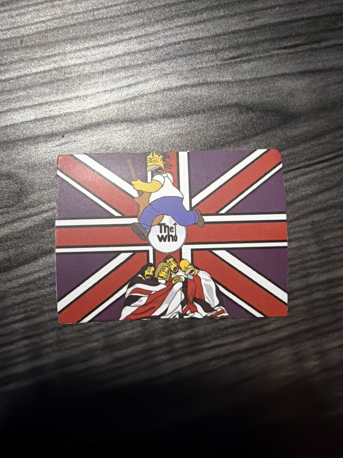 The Simpsons The Who The Simpsons Union Jack Sticker Size ONE SIZE - 1 Thumbnail