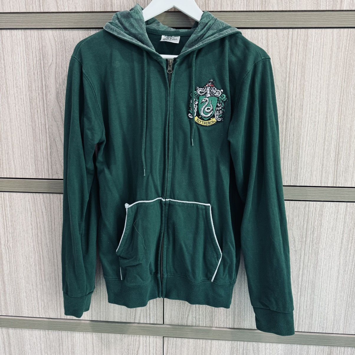 Harry Porter Slytherin Zip Up Hoodie