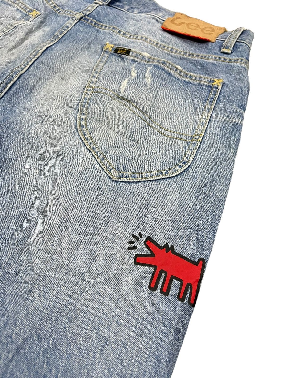 Keith Haring × Lee Lee x Keith Haring Skinny Denim Size US 33 - 12 Thumbnail