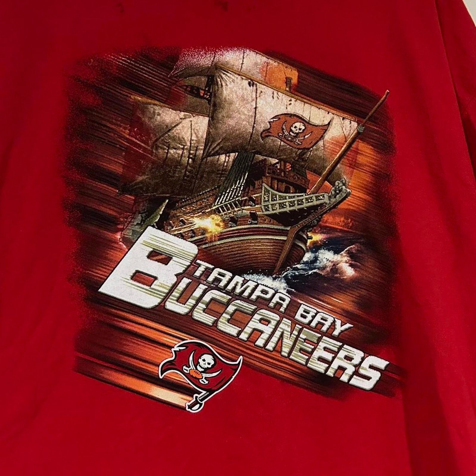 NFL Y2K Tampa Bay Buccaneers Football Tee Shirt Size US XXL / EU 58 / 5 - 2 Thumbnail