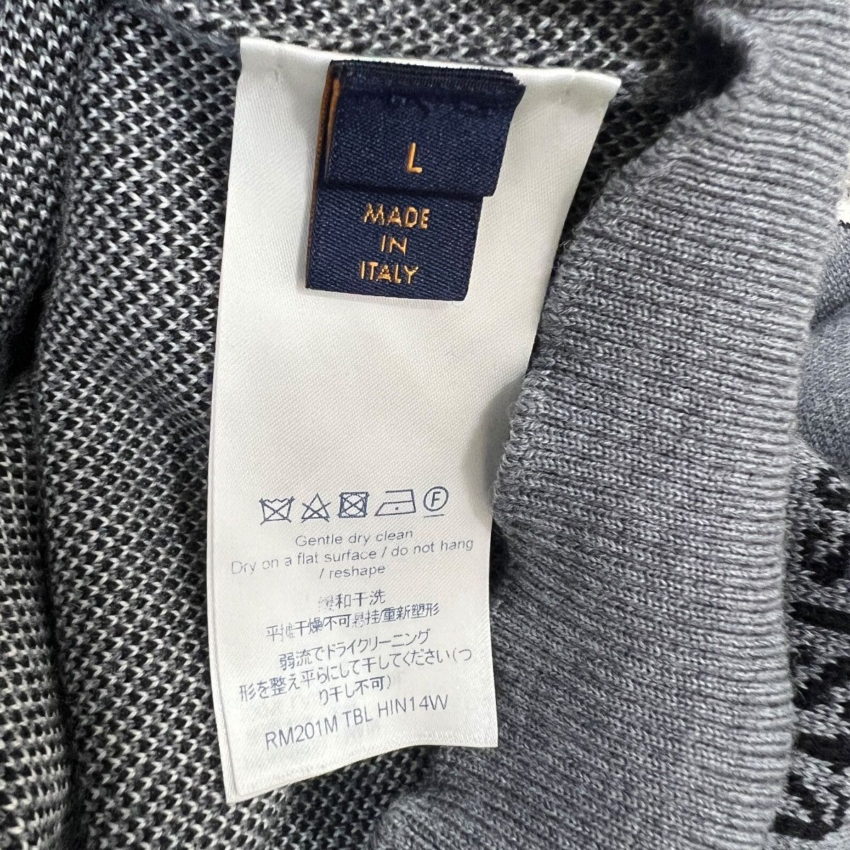 Louis Vuitton LOUIS VUITTON 2020SS Virgil Abloh Jacquard Knit Sweater L Size US L / EU 52-54 / 3 - 7 Thumbnail