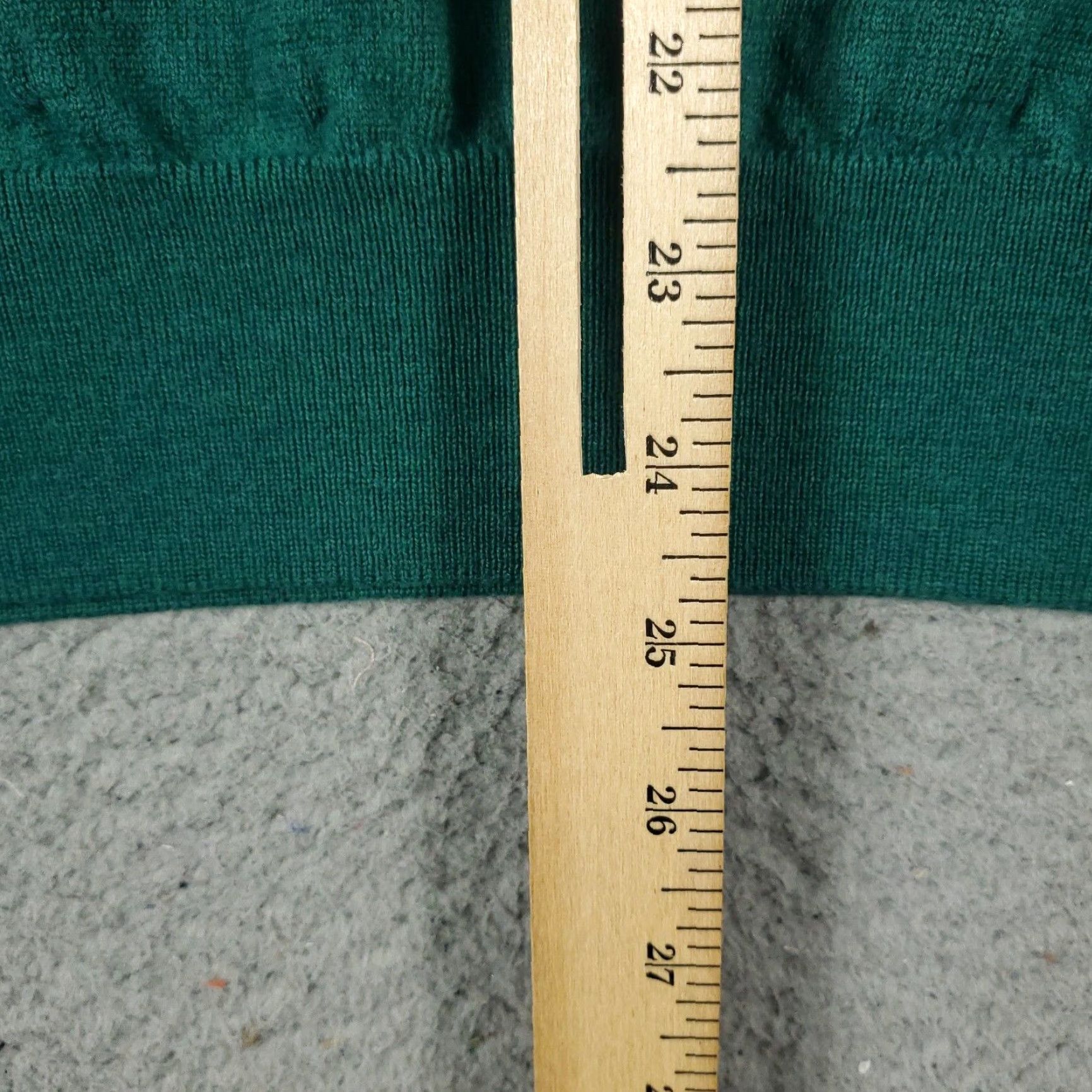 Polo Ralph Lauren Polo Ralph Lauren Mens Green Wool Quarter Zip Sweater Large Size US L / EU 52-54 / 3 - 6 Thumbnail