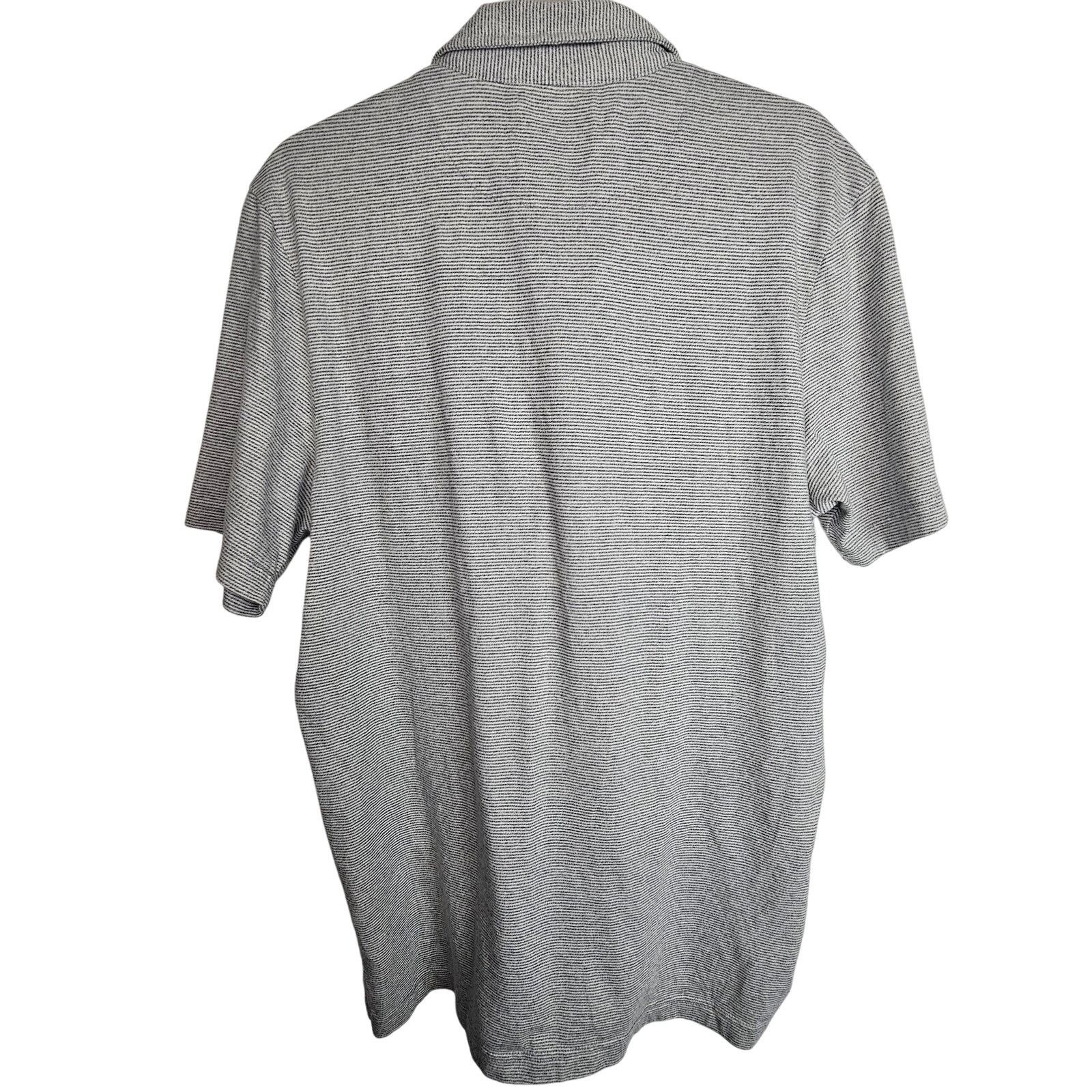 Roots Roots Men Striped Jersey Polo Shirt Size L Minimalist Casual Size US L / EU 52-54 / 3 - 11 Thumbnail