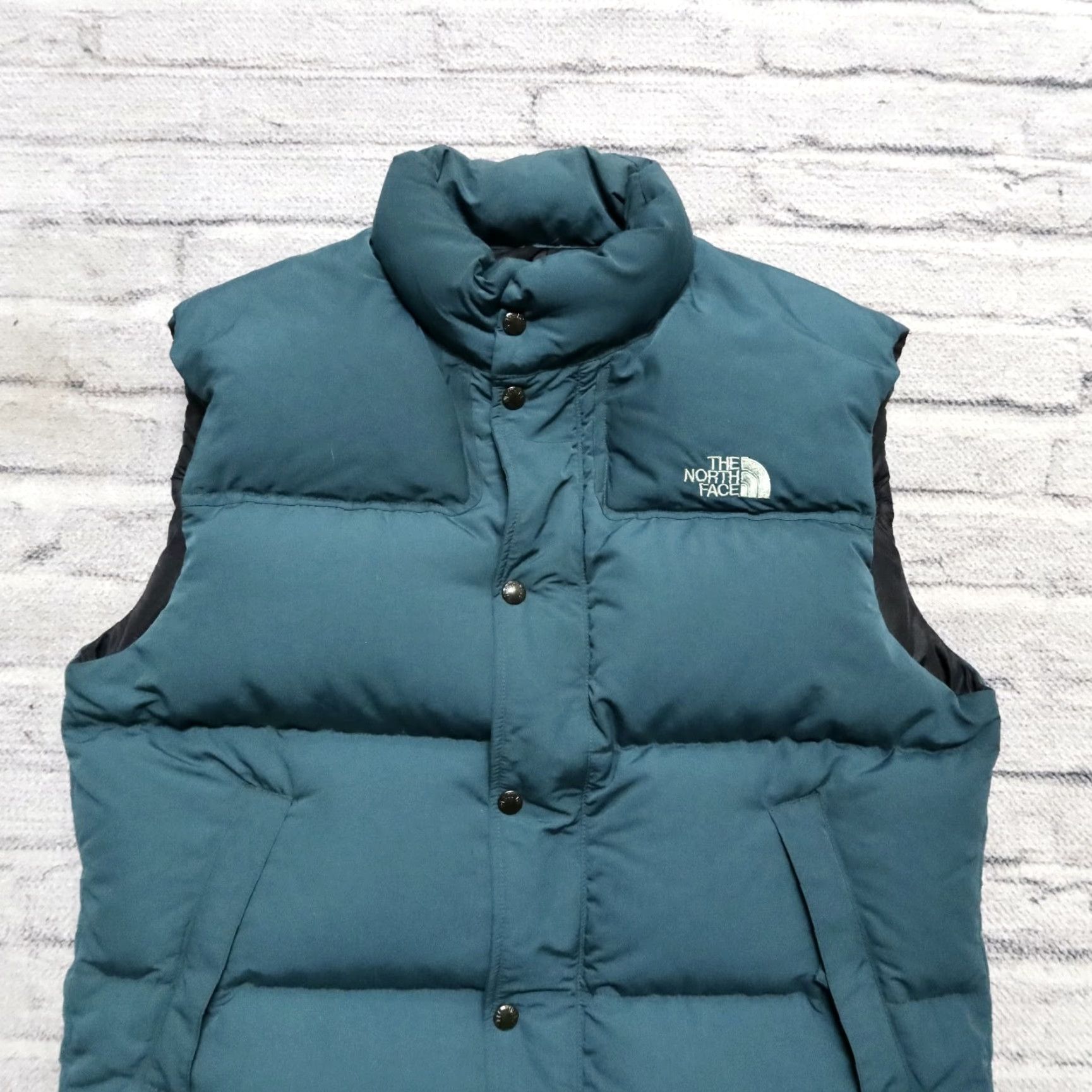 The North Face Vintage North Face Nuptse Quilted Down Vest Mens L Blue Size US L / EU 52-54 / 3 - 2 Thumbnail