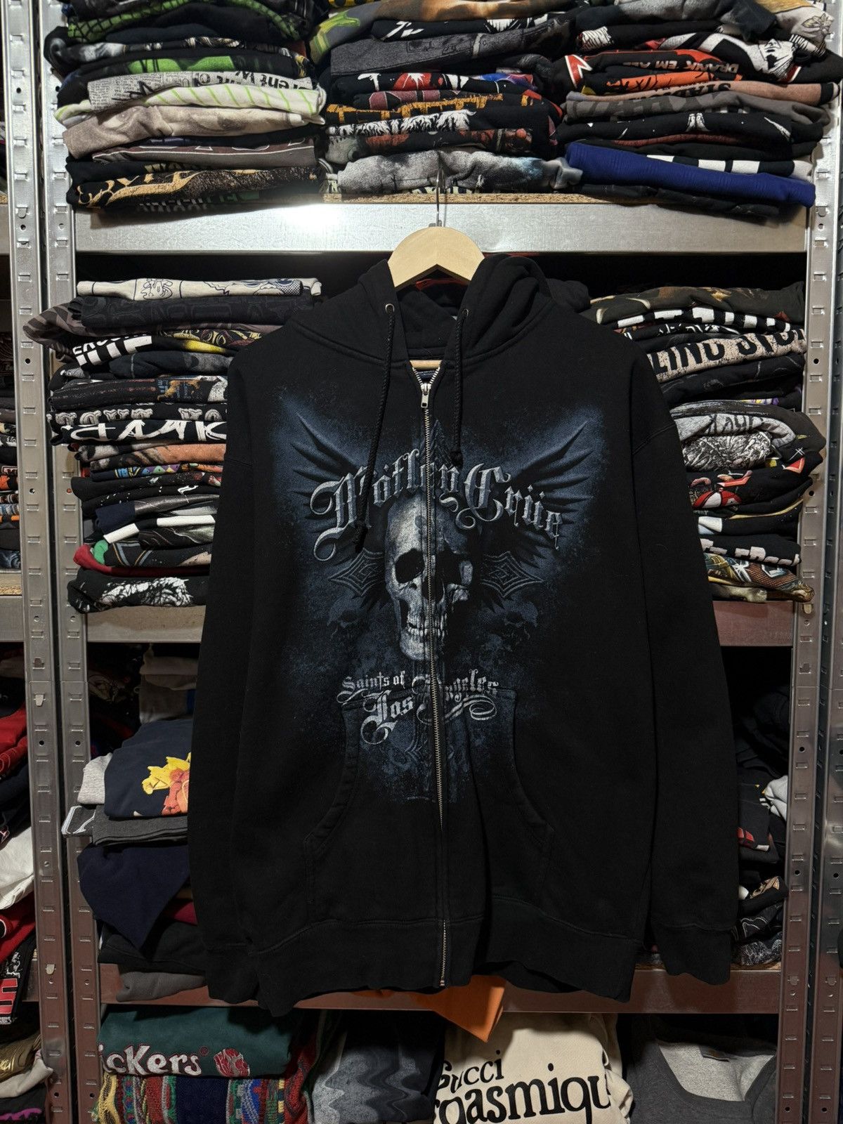 Band Tees Rare Vintage 2008 Motley Crue Saints Of Los Angeles Hoodie Size US L / EU 52-54 / 3 - 1 Thumbnail